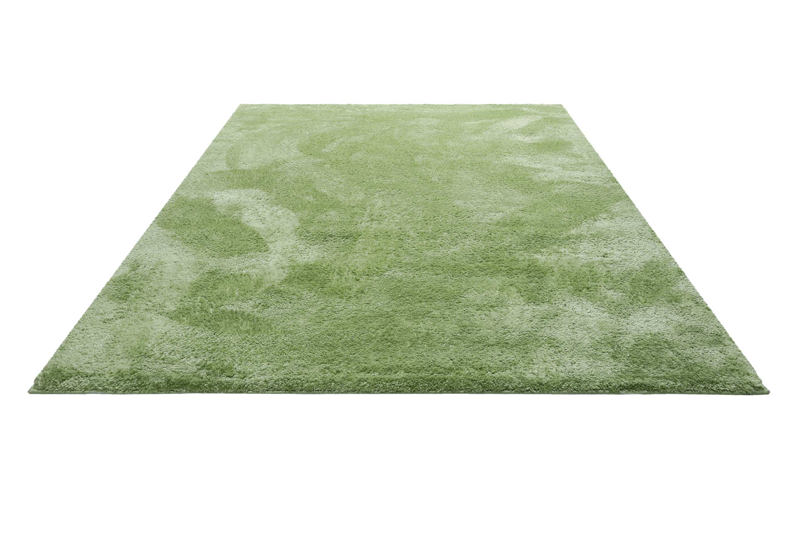Teppich Grün Hochflor B-Ware » Lola « Homie Living - Ansicht 2