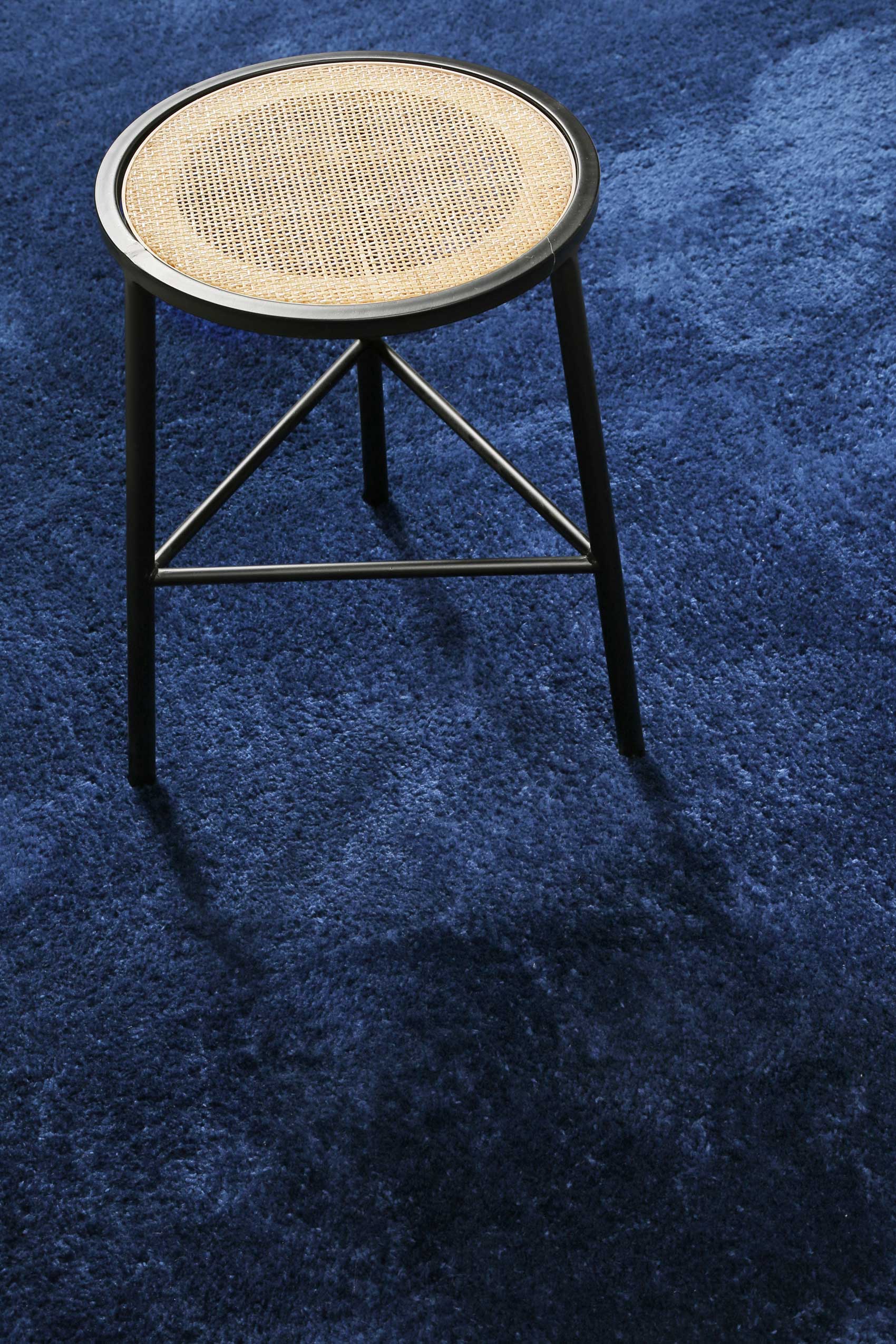 Teppich Blau Hochflor B-Ware » Lola « Homie Living - Ansicht 4