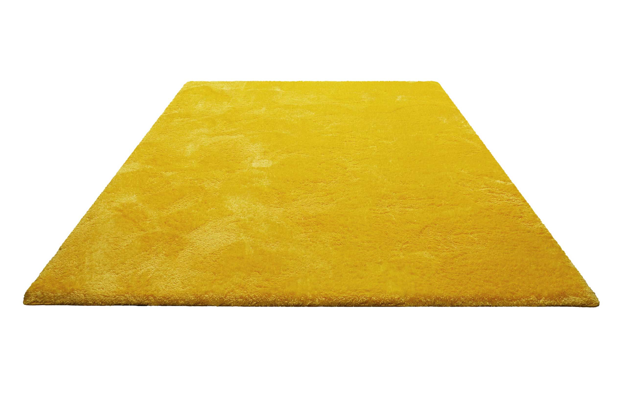 Teppich Gelb Hochflor B-Ware 