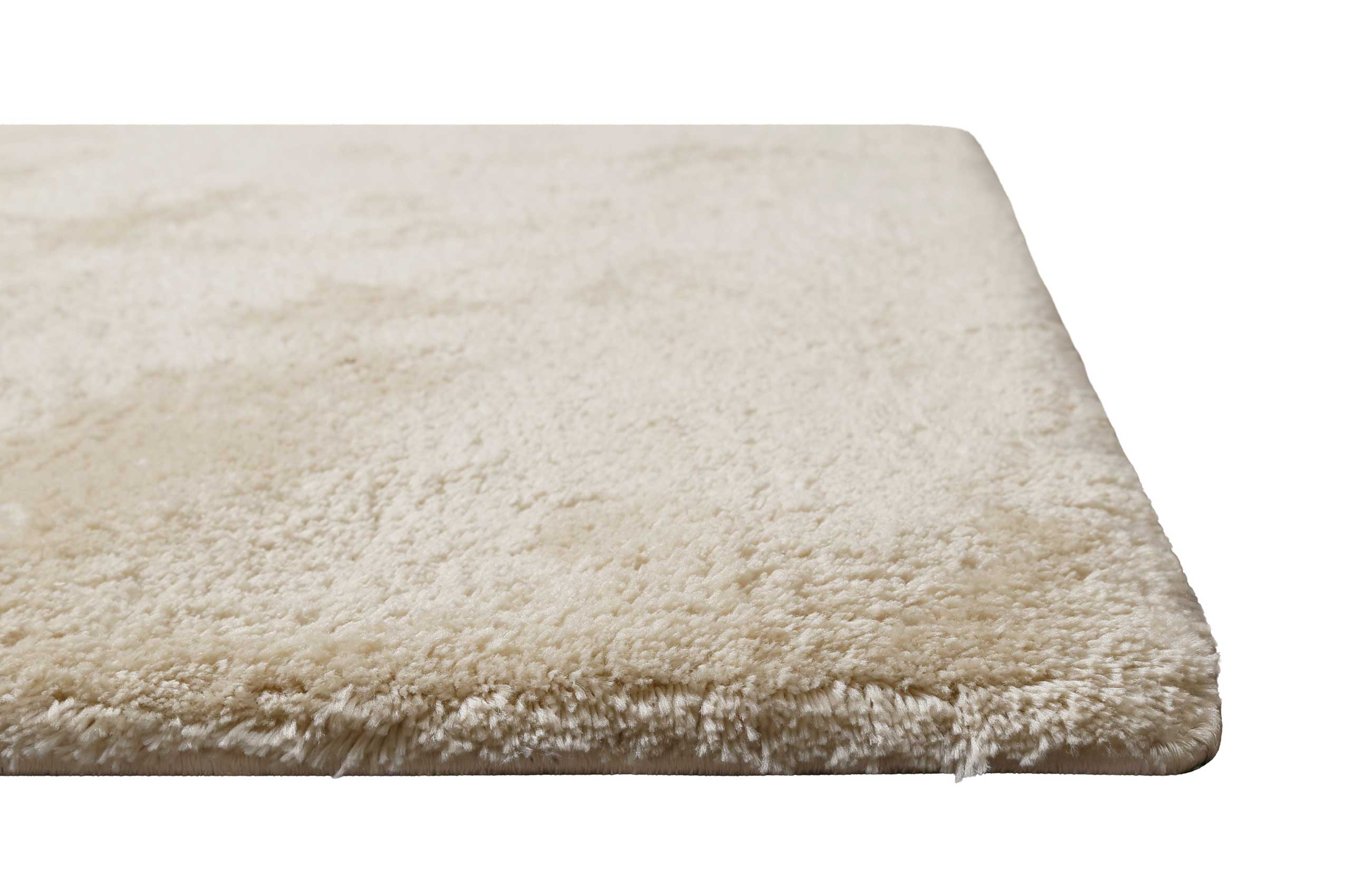 Teppich Creme Weiß Hochflor B-Ware 