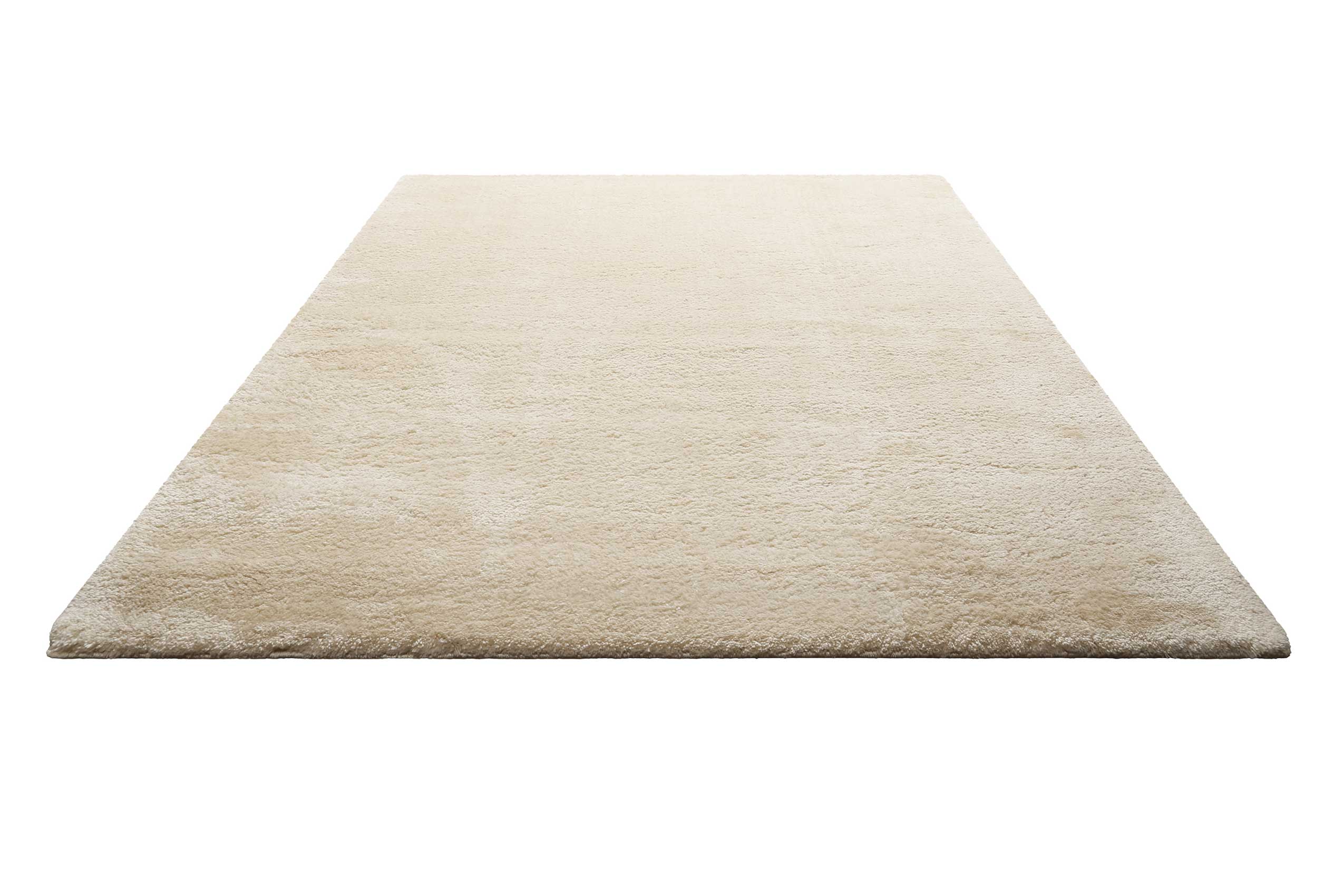 Teppich Creme Weiß Hochflor B-Ware 