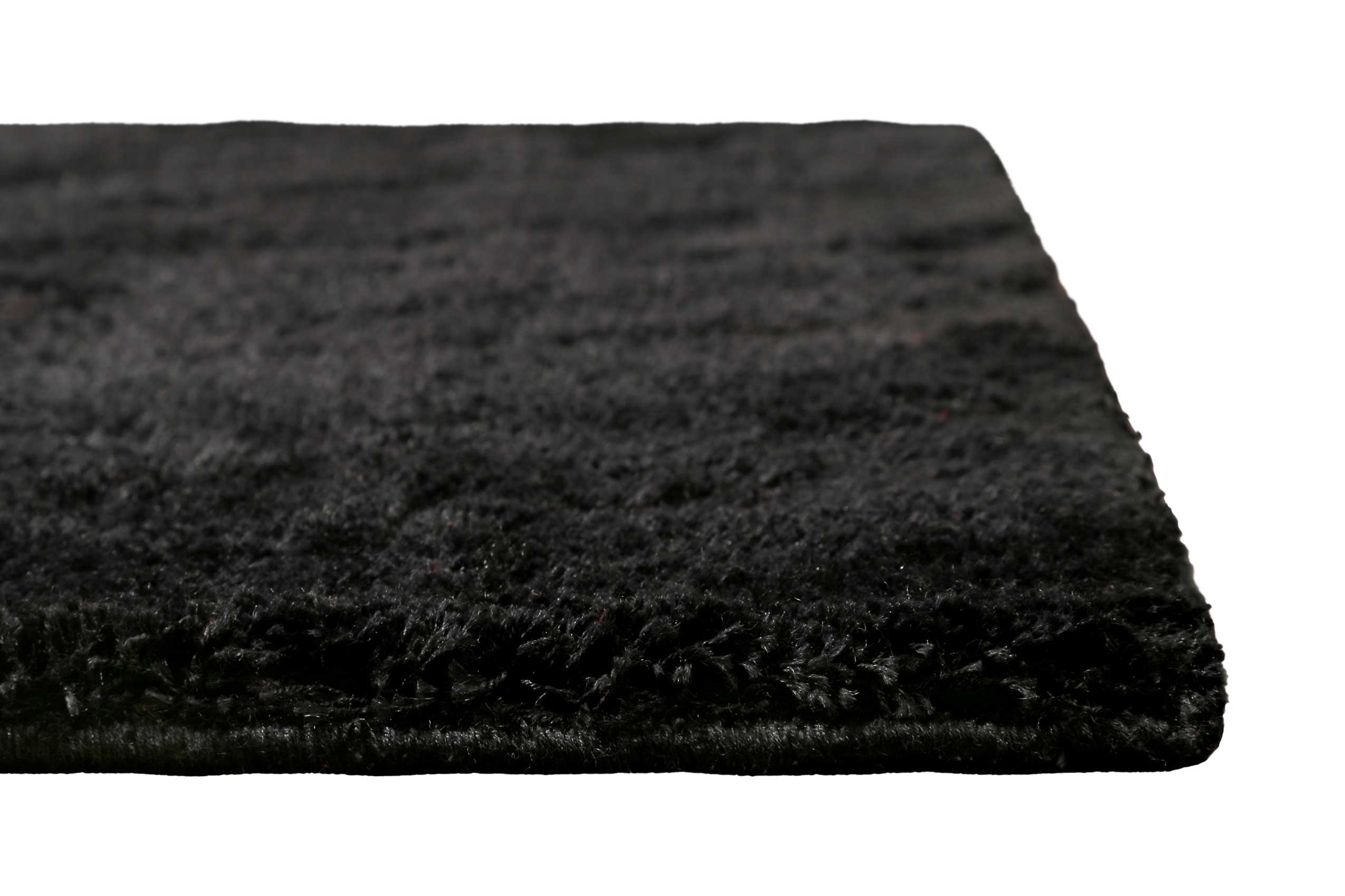 Teppich Schwarz Hochflor B-Ware 
