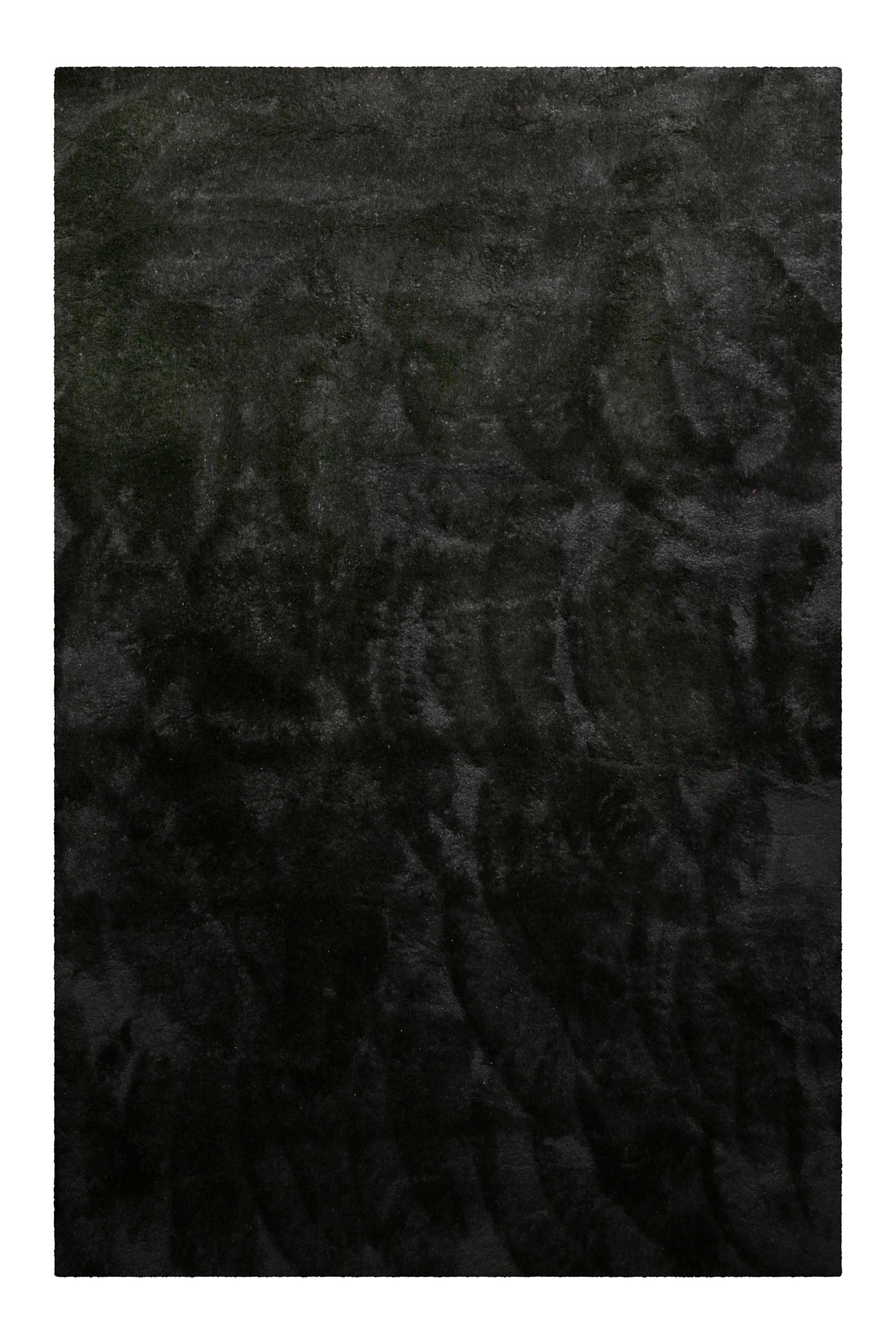 Teppich Schwarz Hochflor B-Ware 