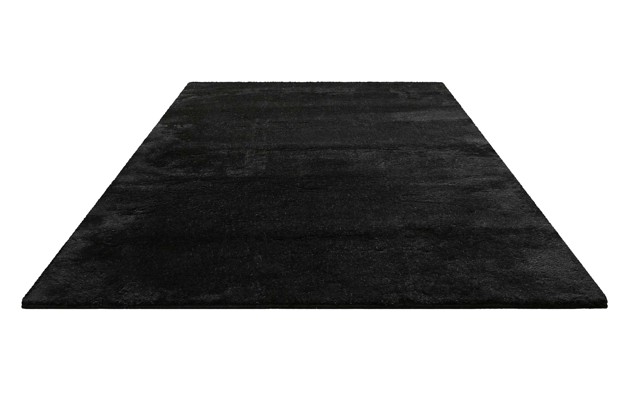 Teppich Schwarz Hochflor B-Ware 