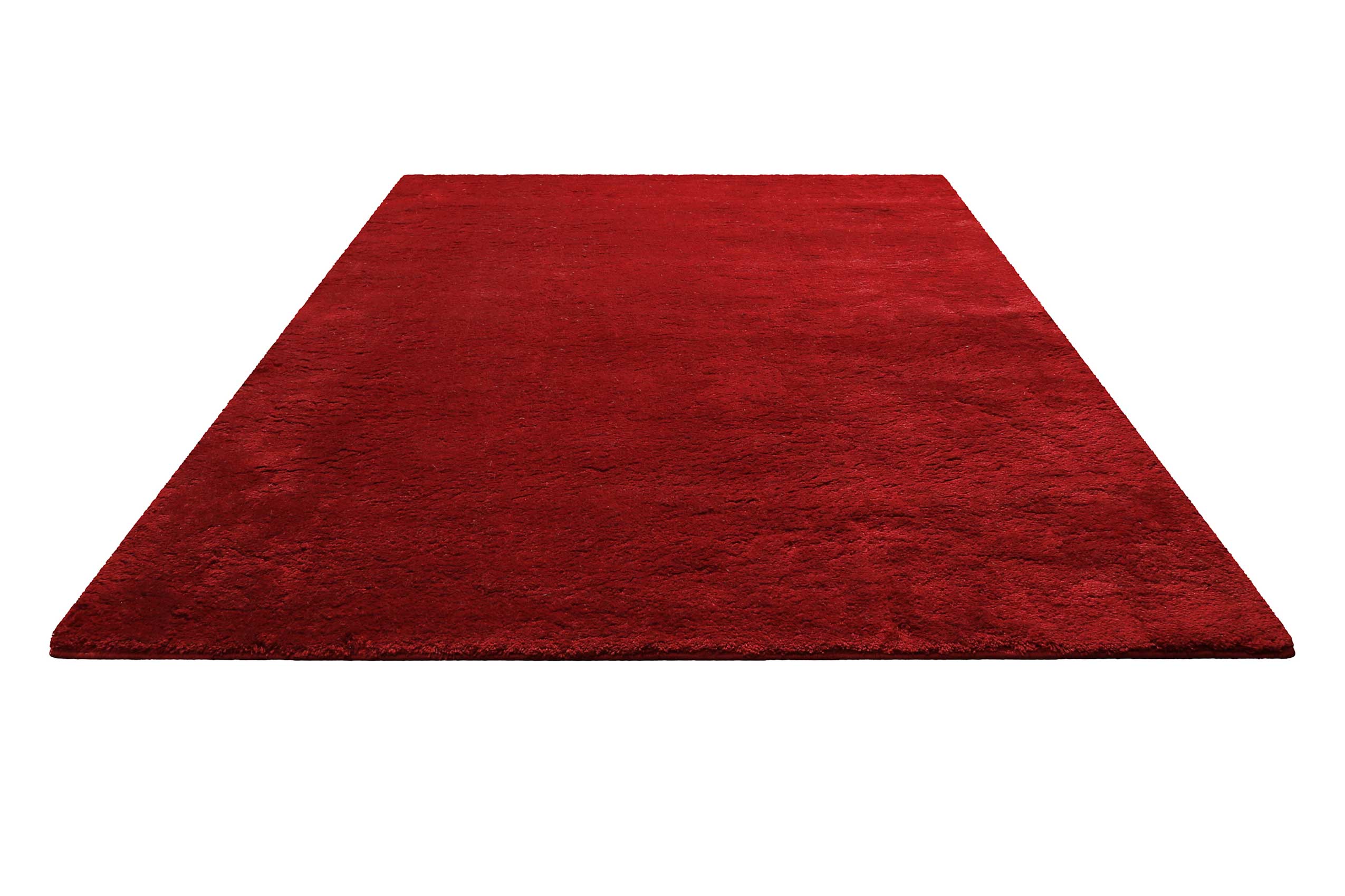 Teppich Rot Hochflor B-Ware 