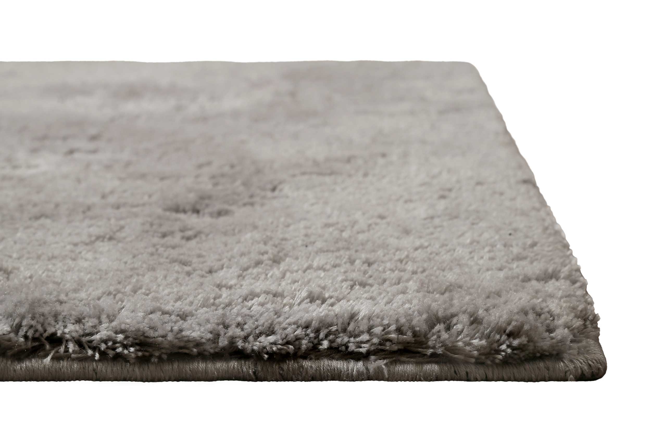 Teppich Hellgrau Hochflor B-Ware 