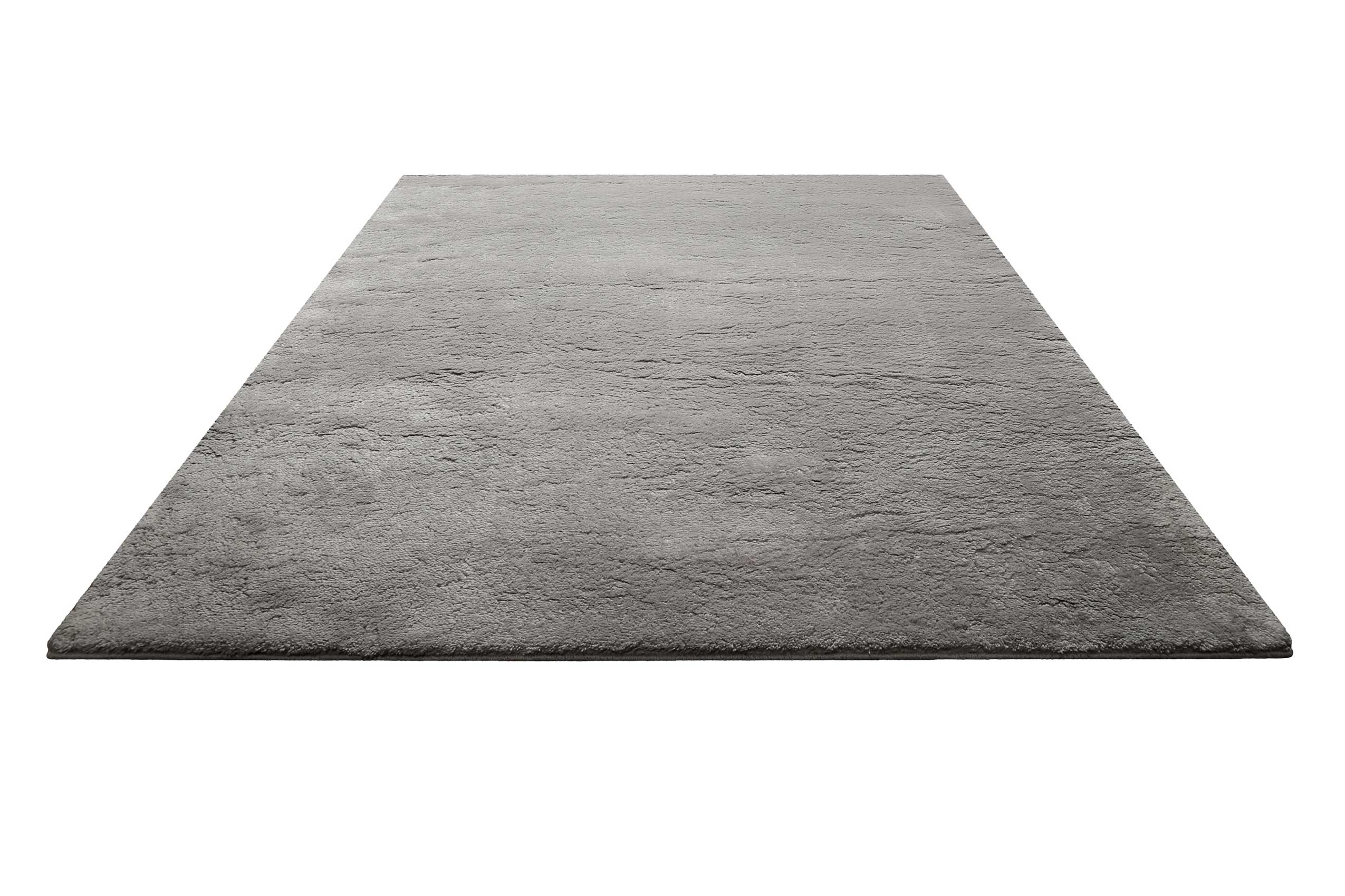 Teppich Hellgrau Hochflor B-Ware 