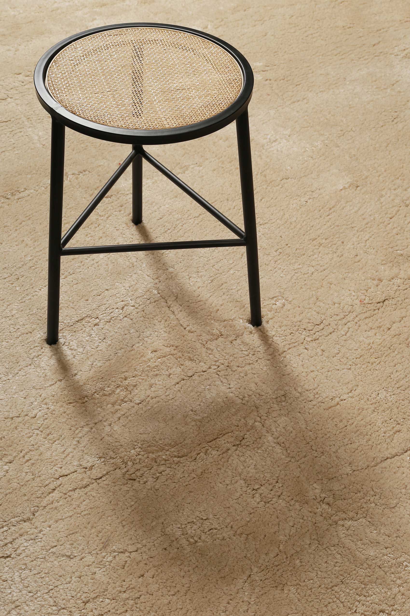 Teppich Creme Beige Hochflor B-Ware 
