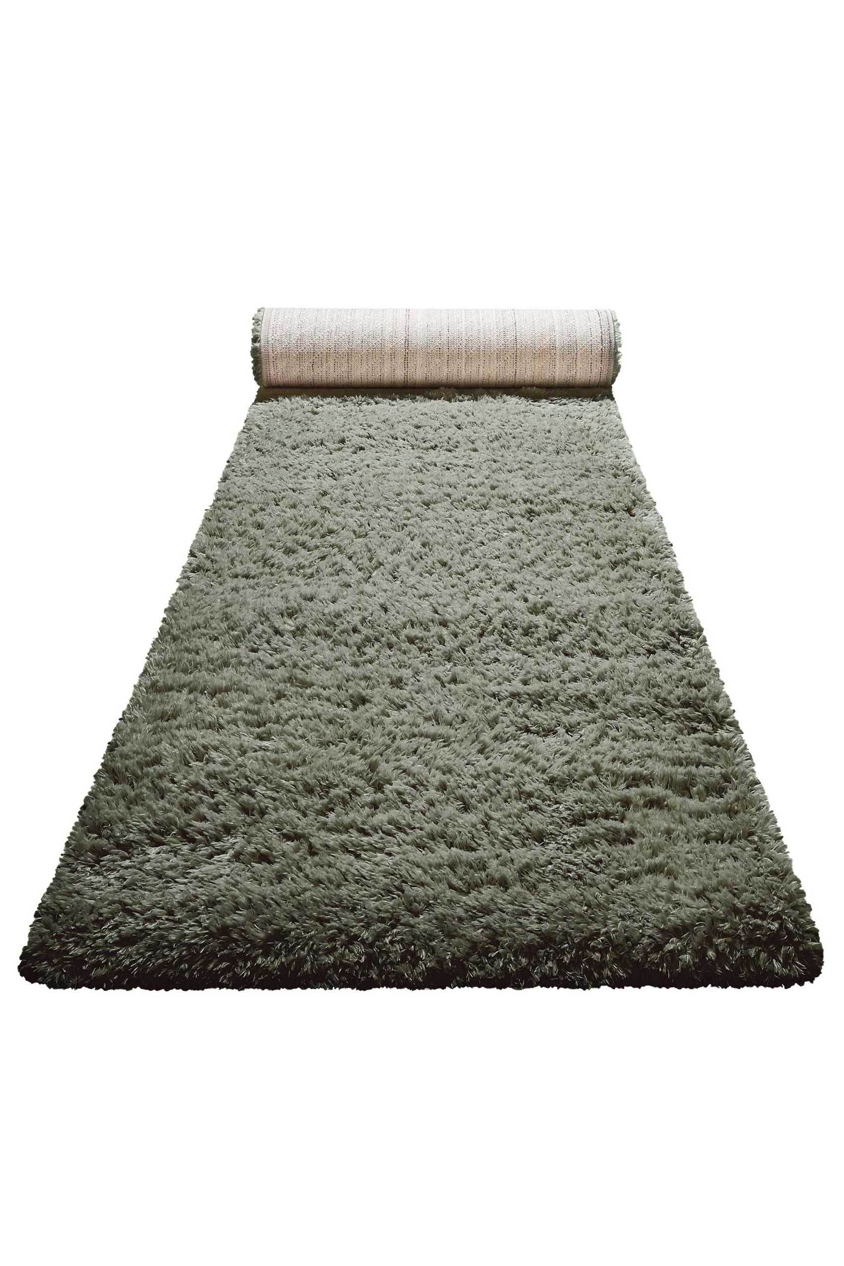 Nachhaltiger Teppich Grün soft & weich » Matteo « Homie Living - Ansicht 5