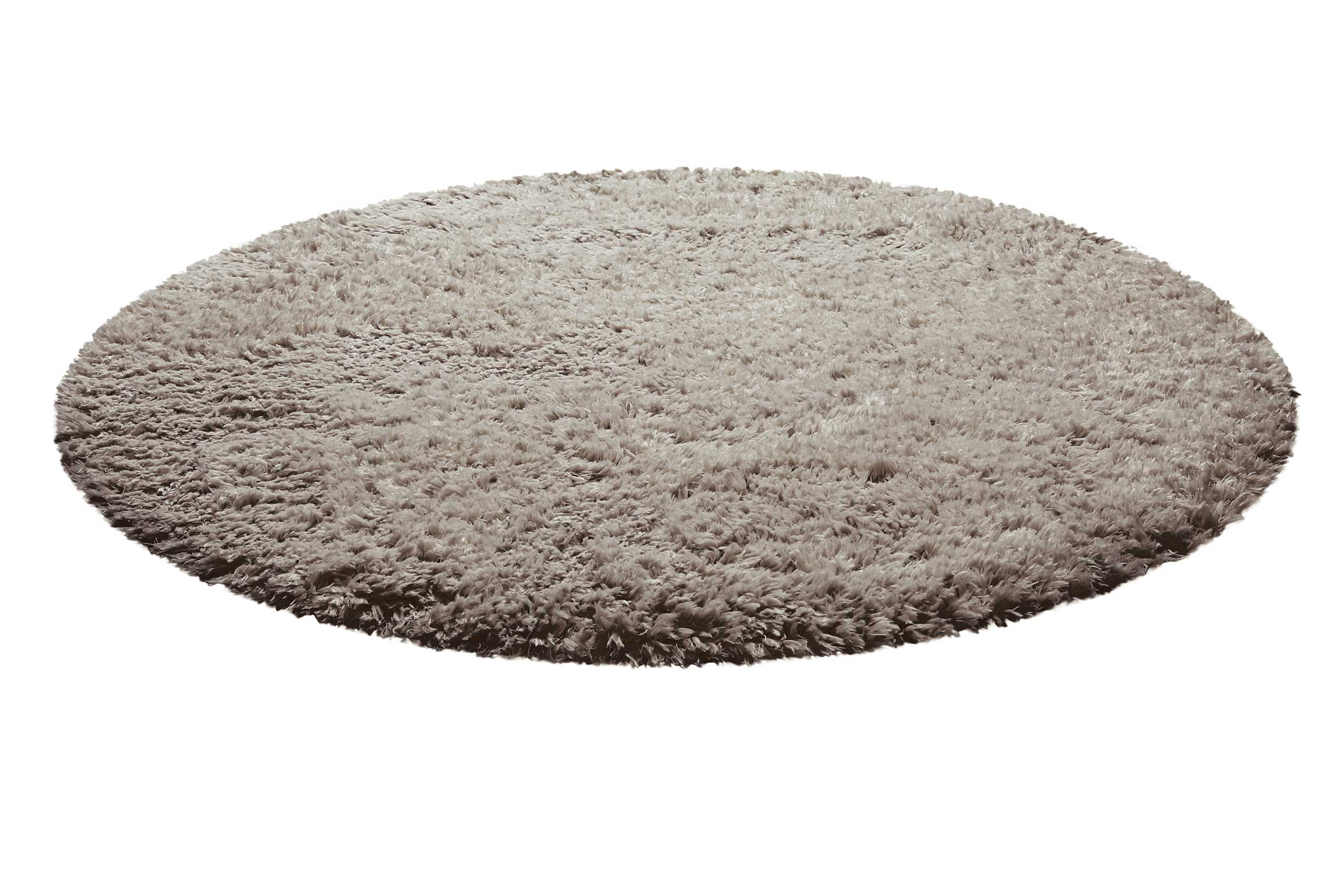 Nachhaltiger Teppich Rund Sand Braun soft & weich » Matteo « Homie Living - Ansicht 2