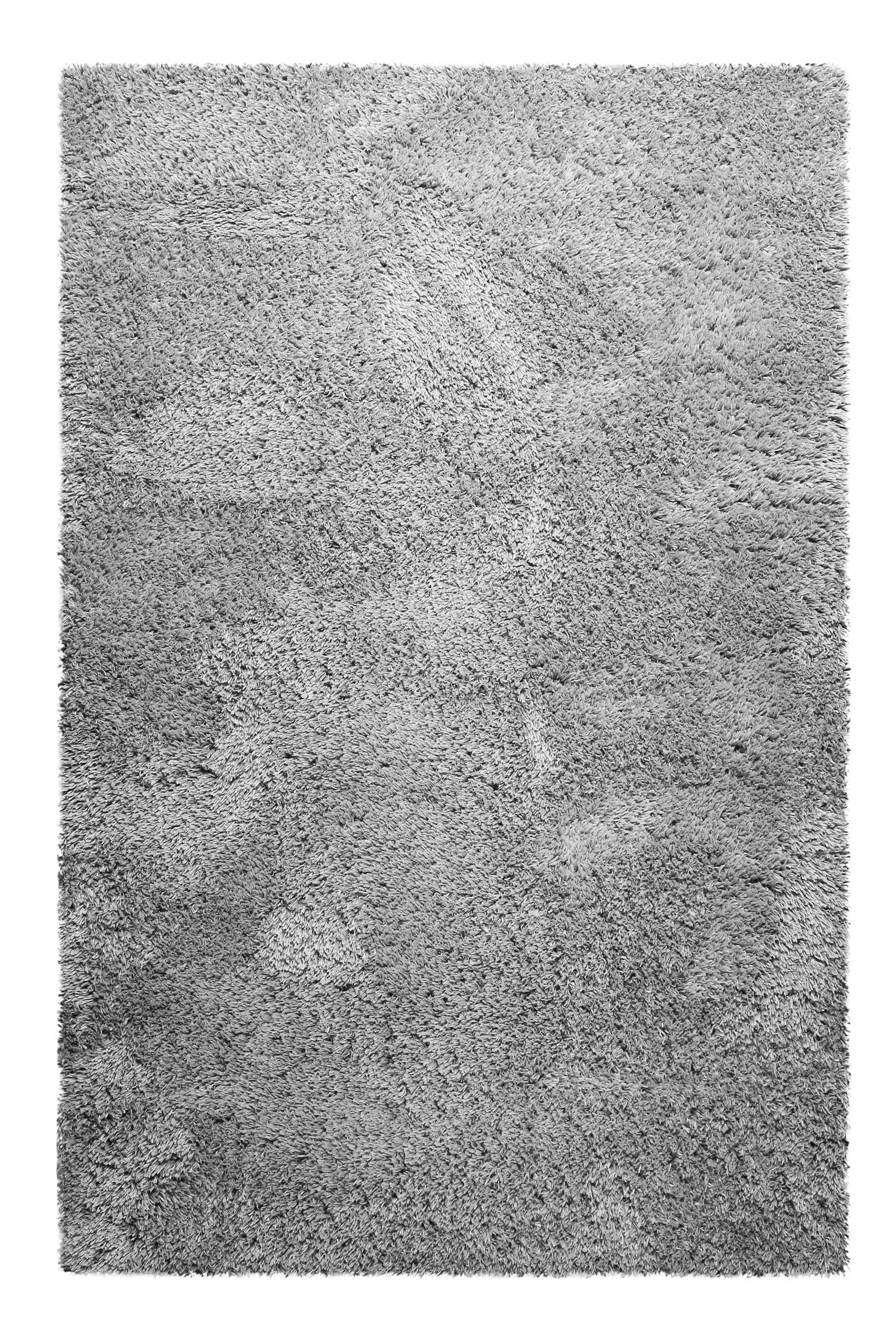 Nachhaltiger Teppich Grau Silber soft & weich » Matteo « Homie Living - Ansicht 1
