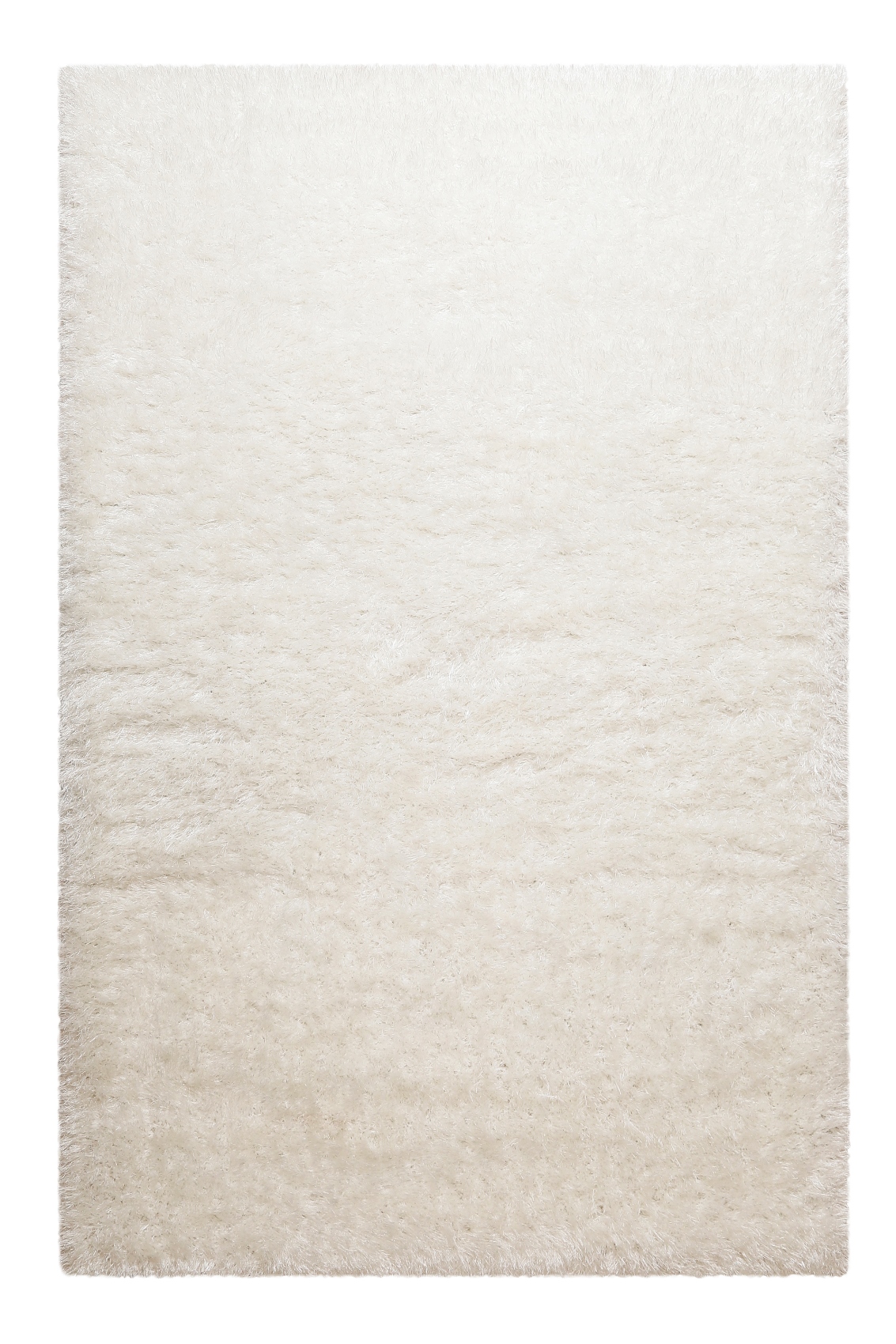 Teppich Weiß Creme weich & kuschelig Hochflor » Meran « Homie Living - Ansicht 1