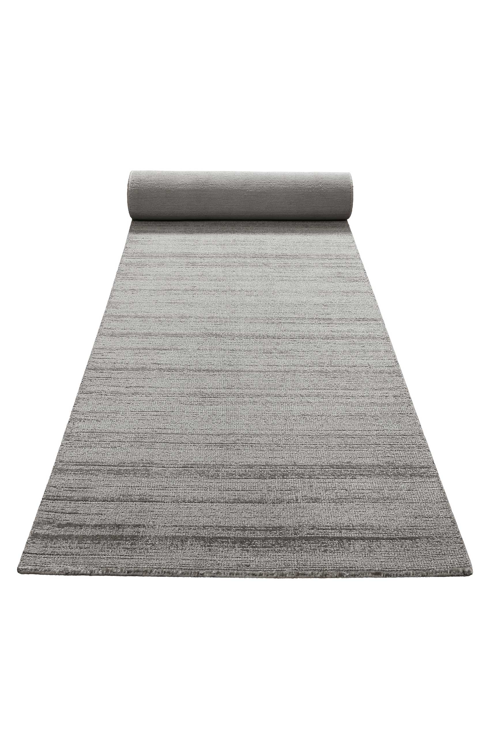Teppich Hellgrau Kurzflor 