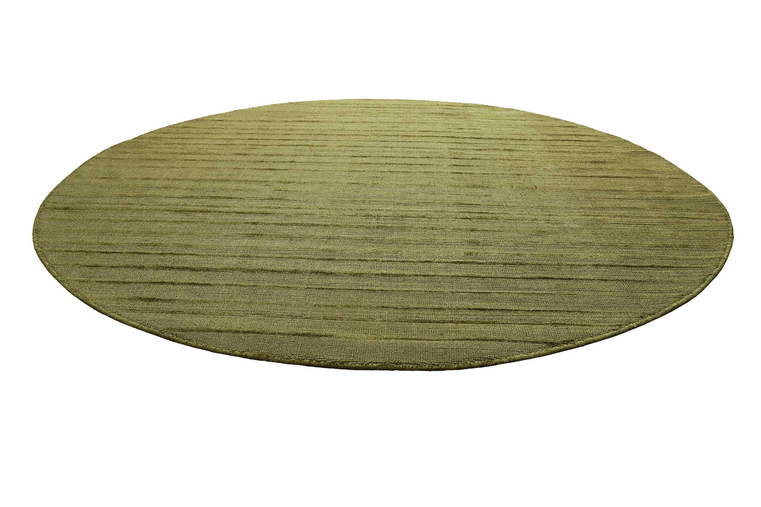 Teppich Rund Grün Kurzflor 