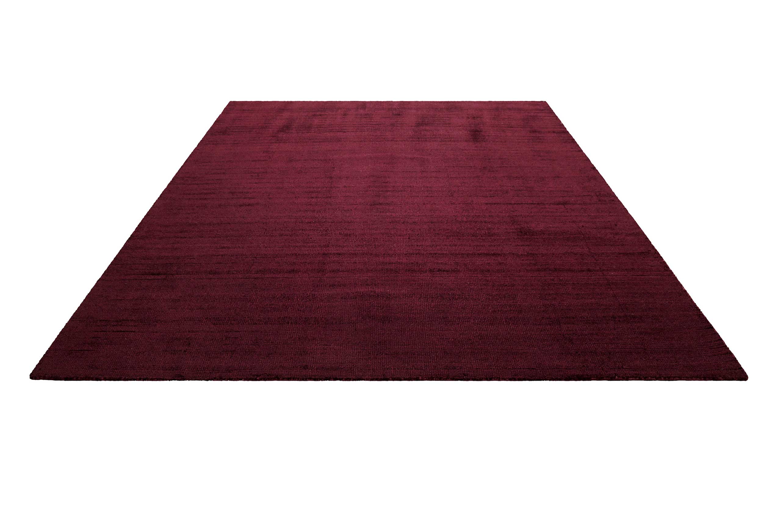 Teppich Bordeaux Rot Kurzflor » Miramonti « Homie Living - Ansicht 1
