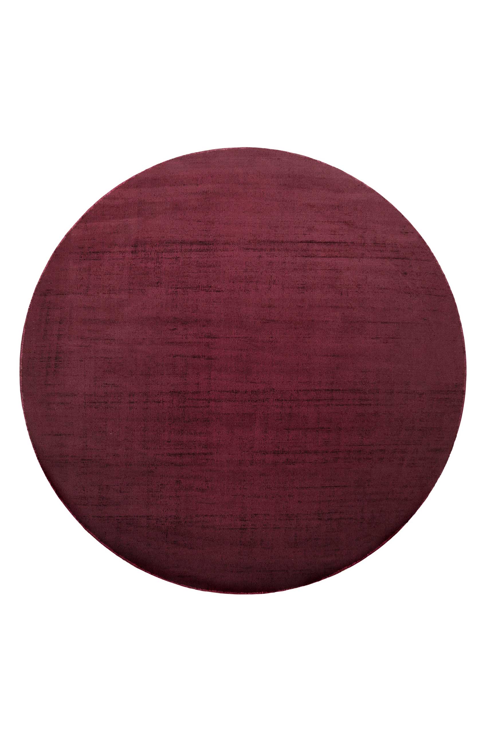 Teppich Rund Bordeaux Rot Kurzflor » Miramonti « Homie Living - Ansicht 2