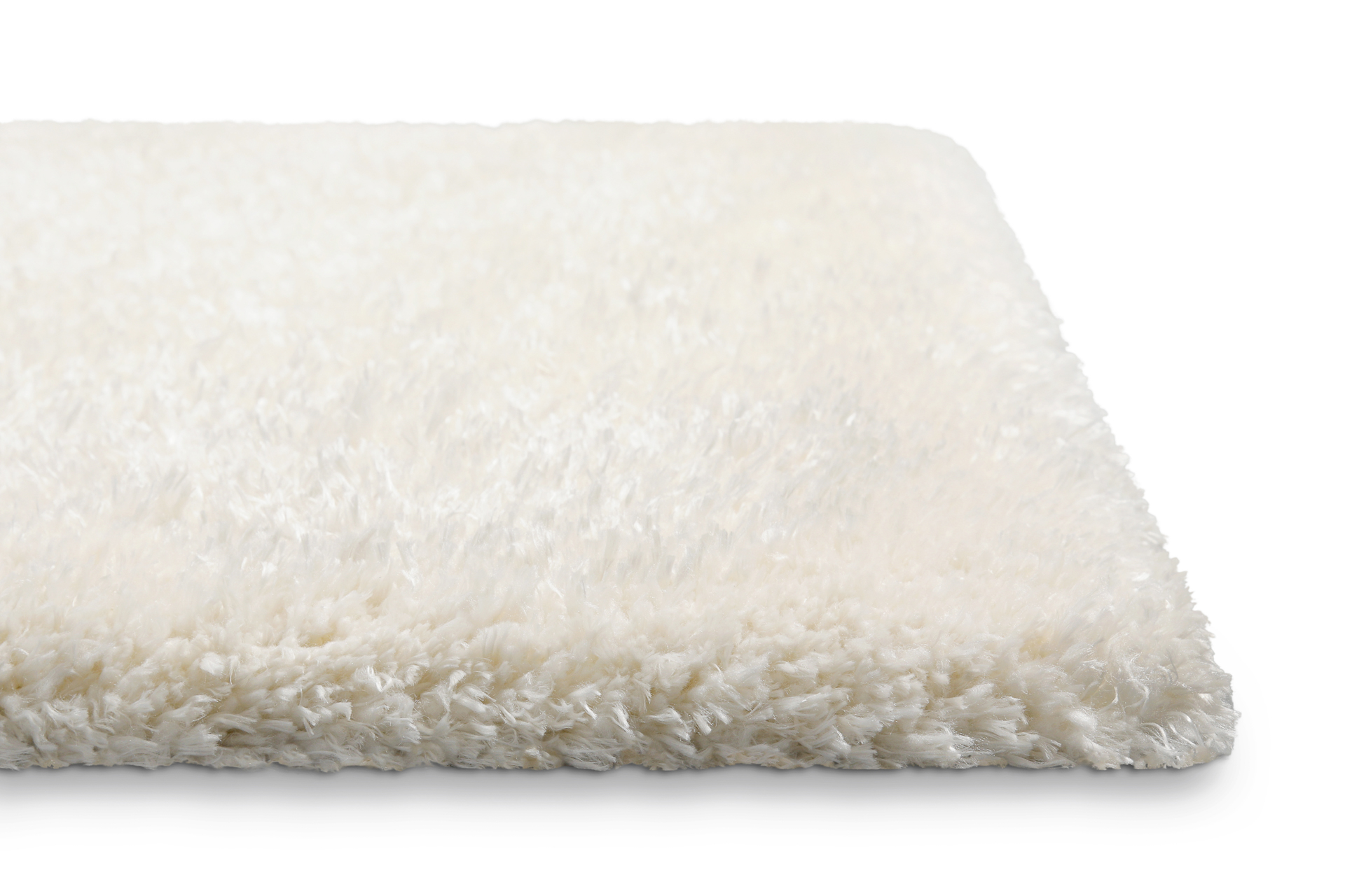 Teppich Creme Weiß Hochflor sehr kuschelig & flauschig 