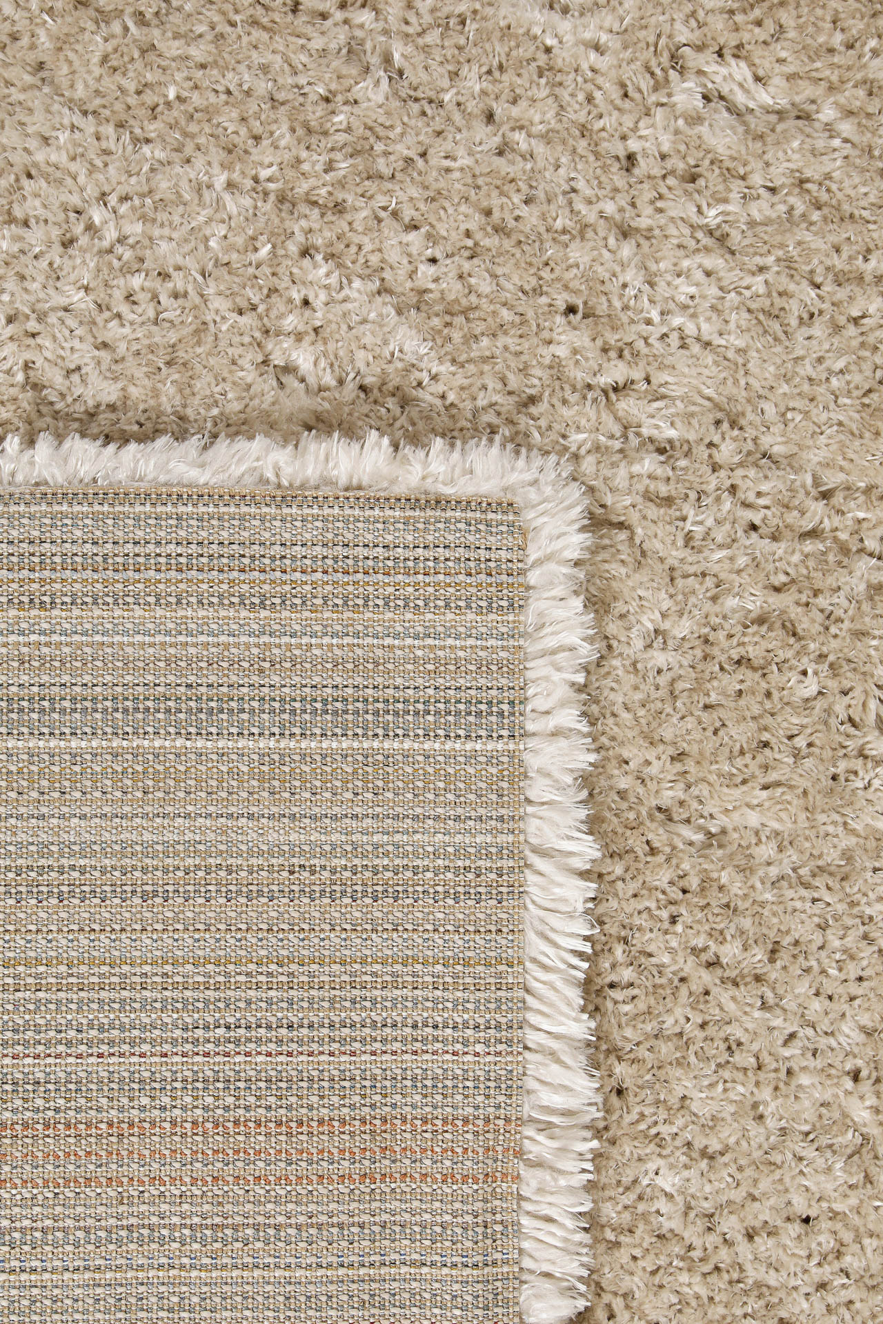 Homie flauschig Outlet-Teppiche » & Teppich kuschelig Beige Livi – « Hochflor Parma sehr