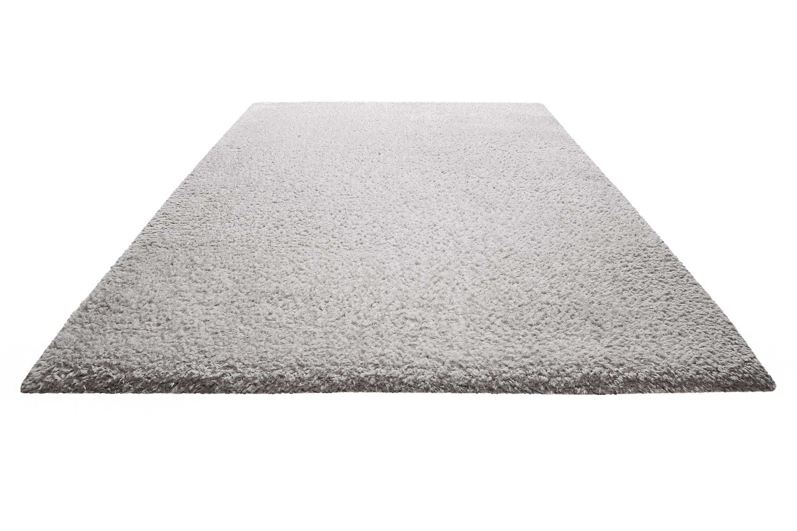 Teppich Hellgrau Hochflor sehr kuschelig & flauschig » Parma « Homie Living - Ansicht 3