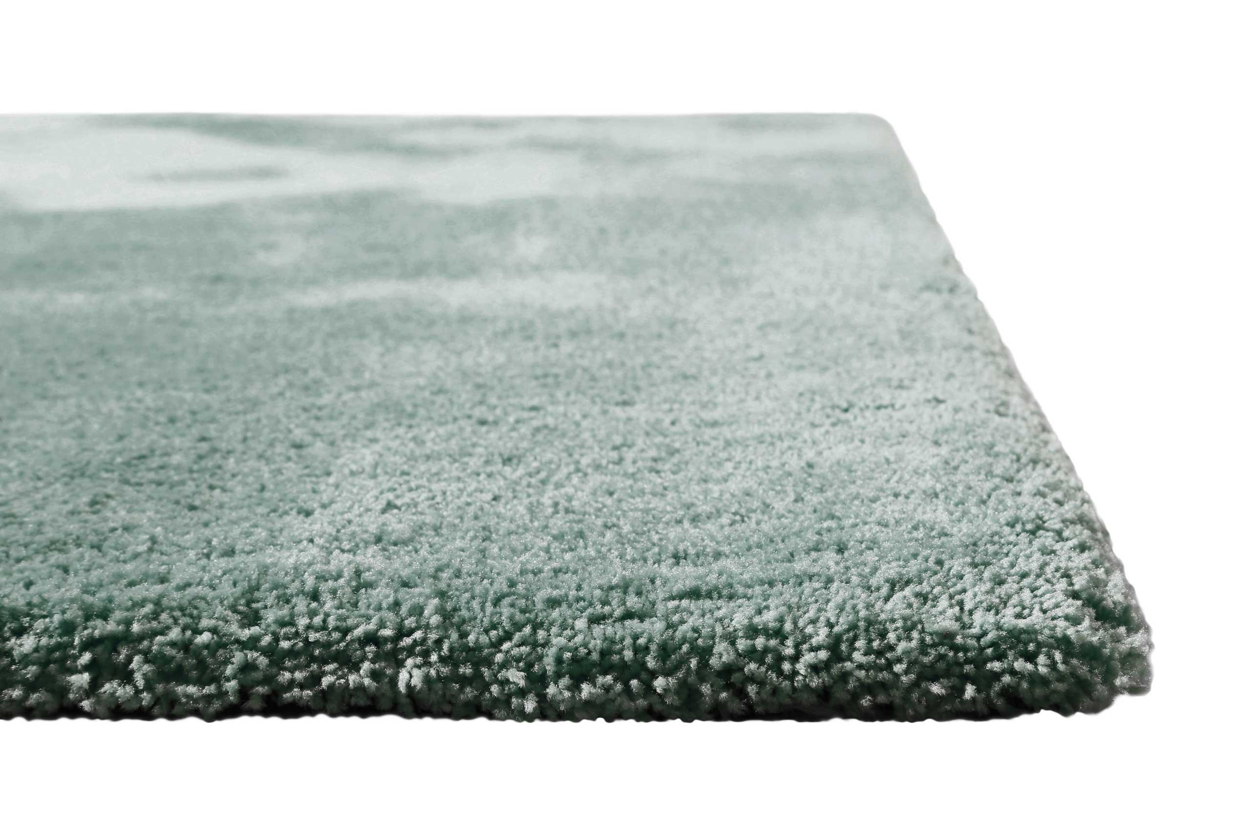 Teppich Türkis Grau Hochflor 