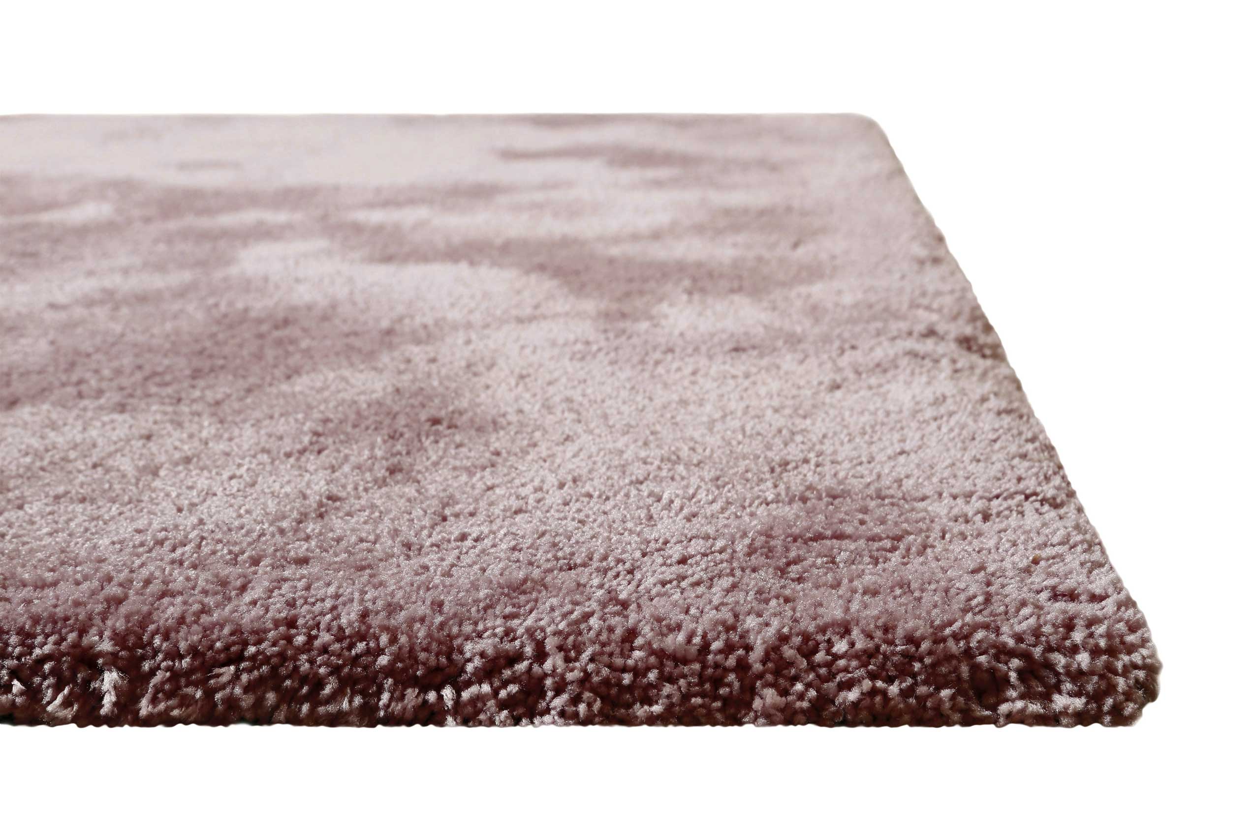 Teppich Altrosa Flieder Hochflor 