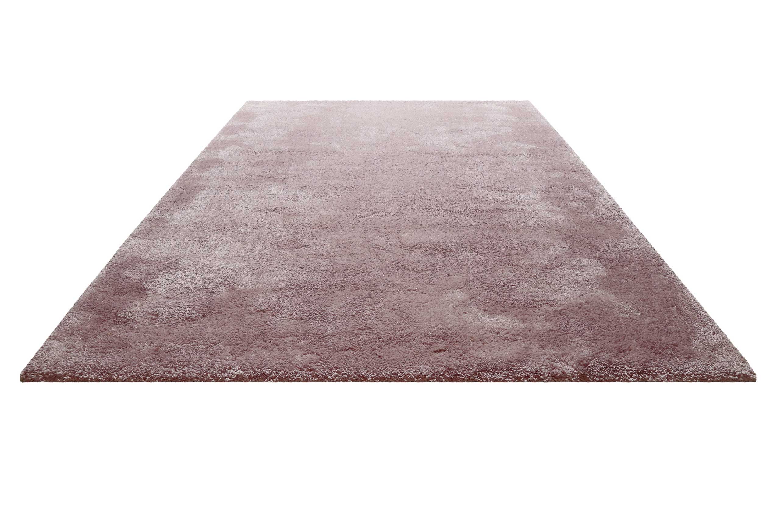 Teppich Altrosa Flieder Hochflor 
