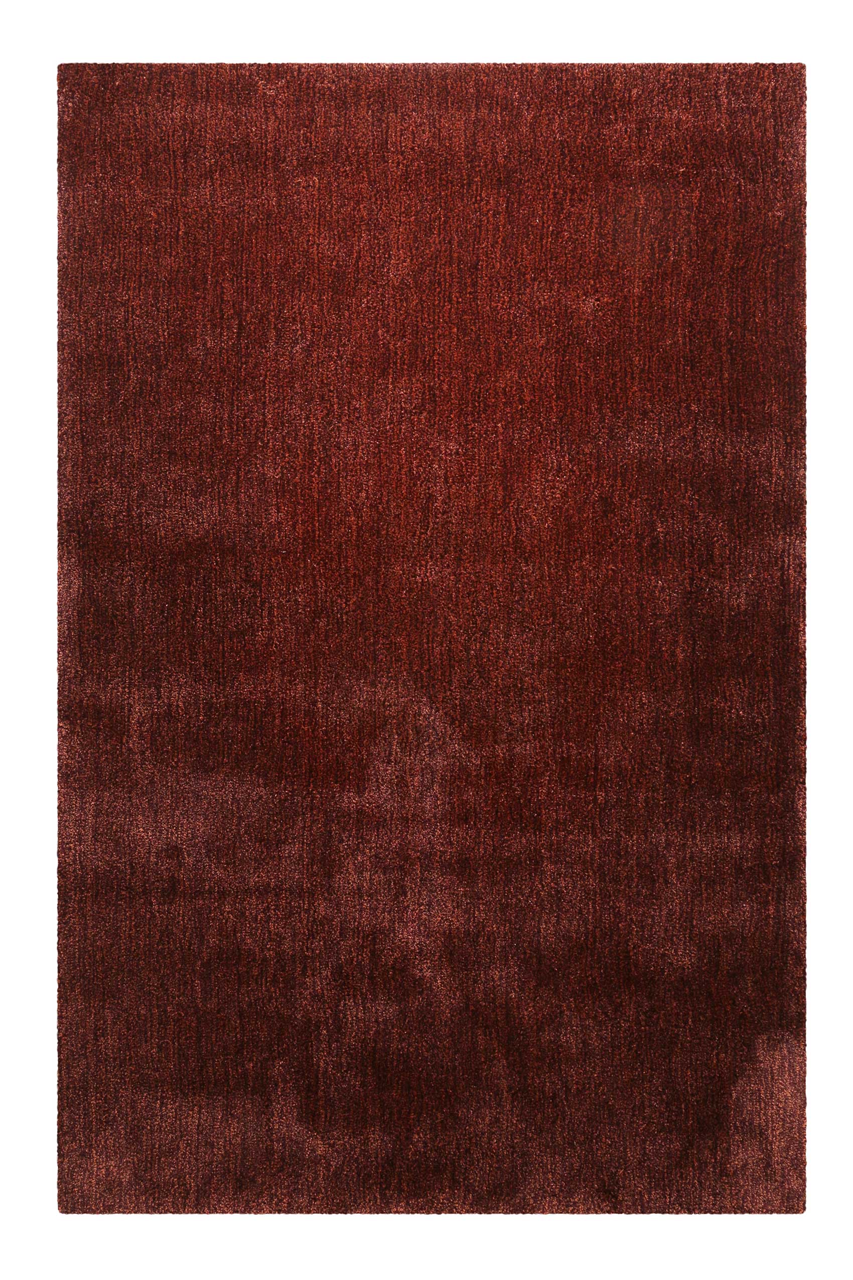 Teppich Braun Orange meliert Hochflor » Pisa « Homie Living - Ansicht 1