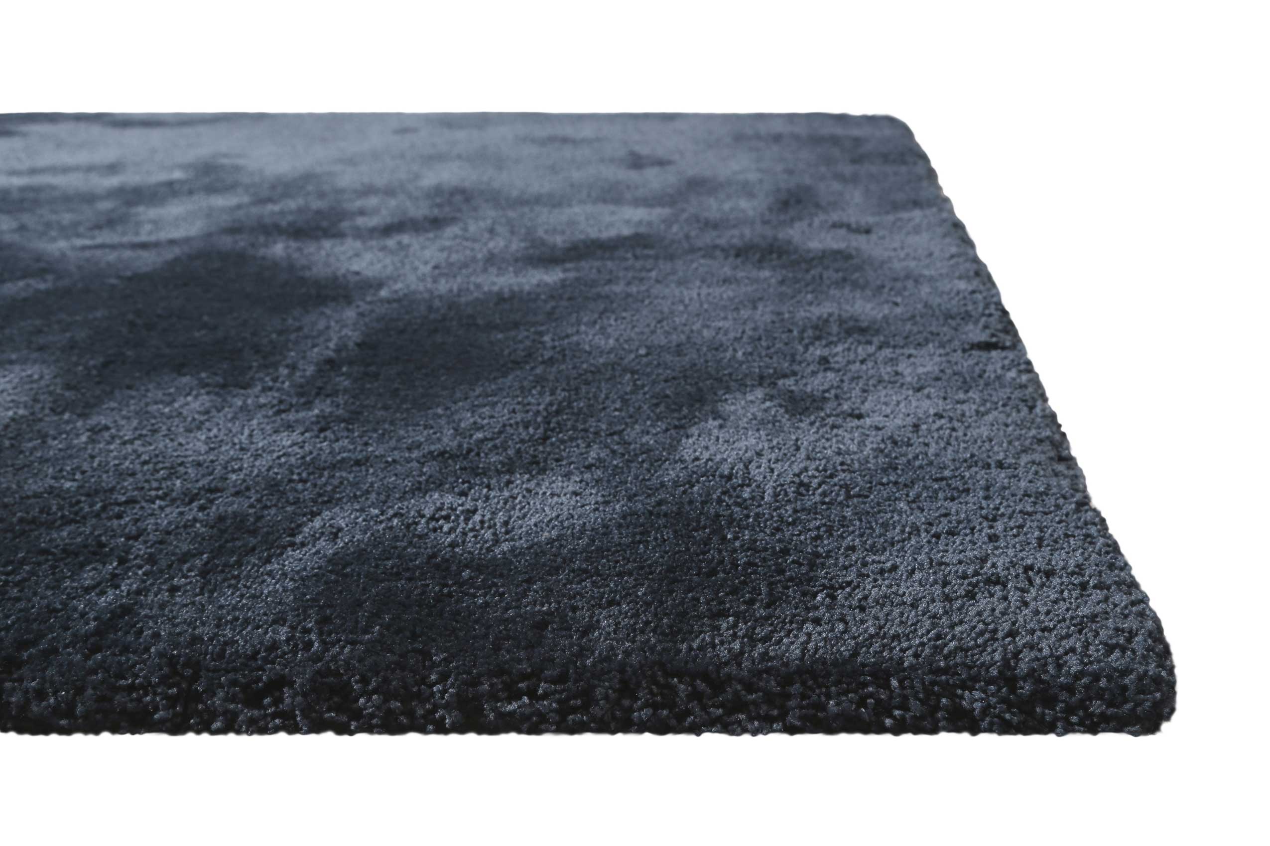Teppich Dunkelblau Hochflor 