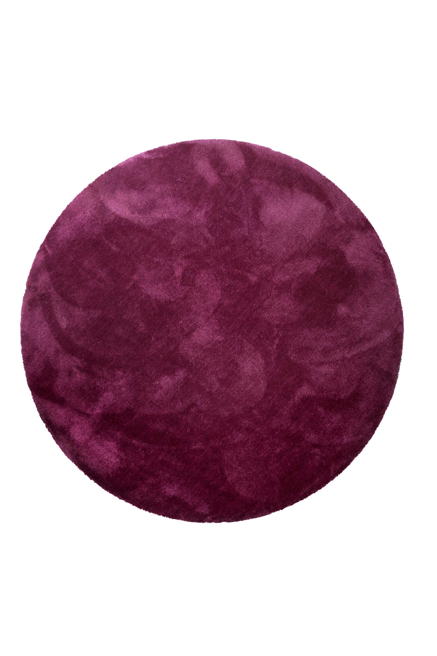 Teppich Rund Pink Violett Hochflor » Pisa « Homie Living - Ansicht 1