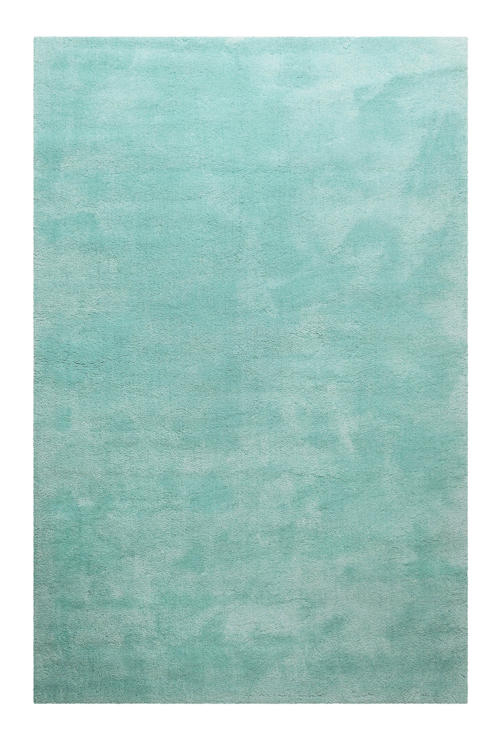 Teppich Türkis Hochflor 