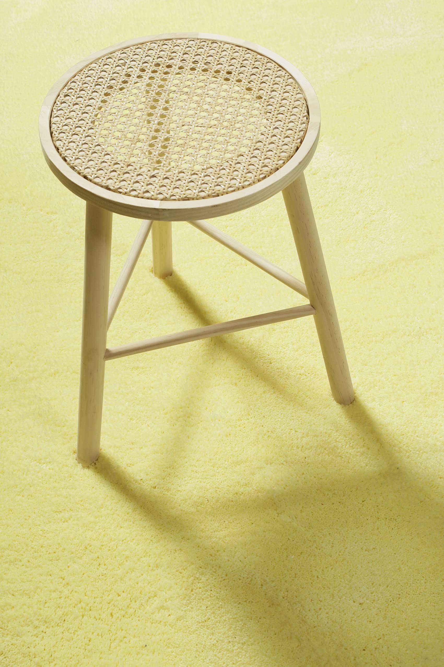 Teppich Gelb Hochflor 
