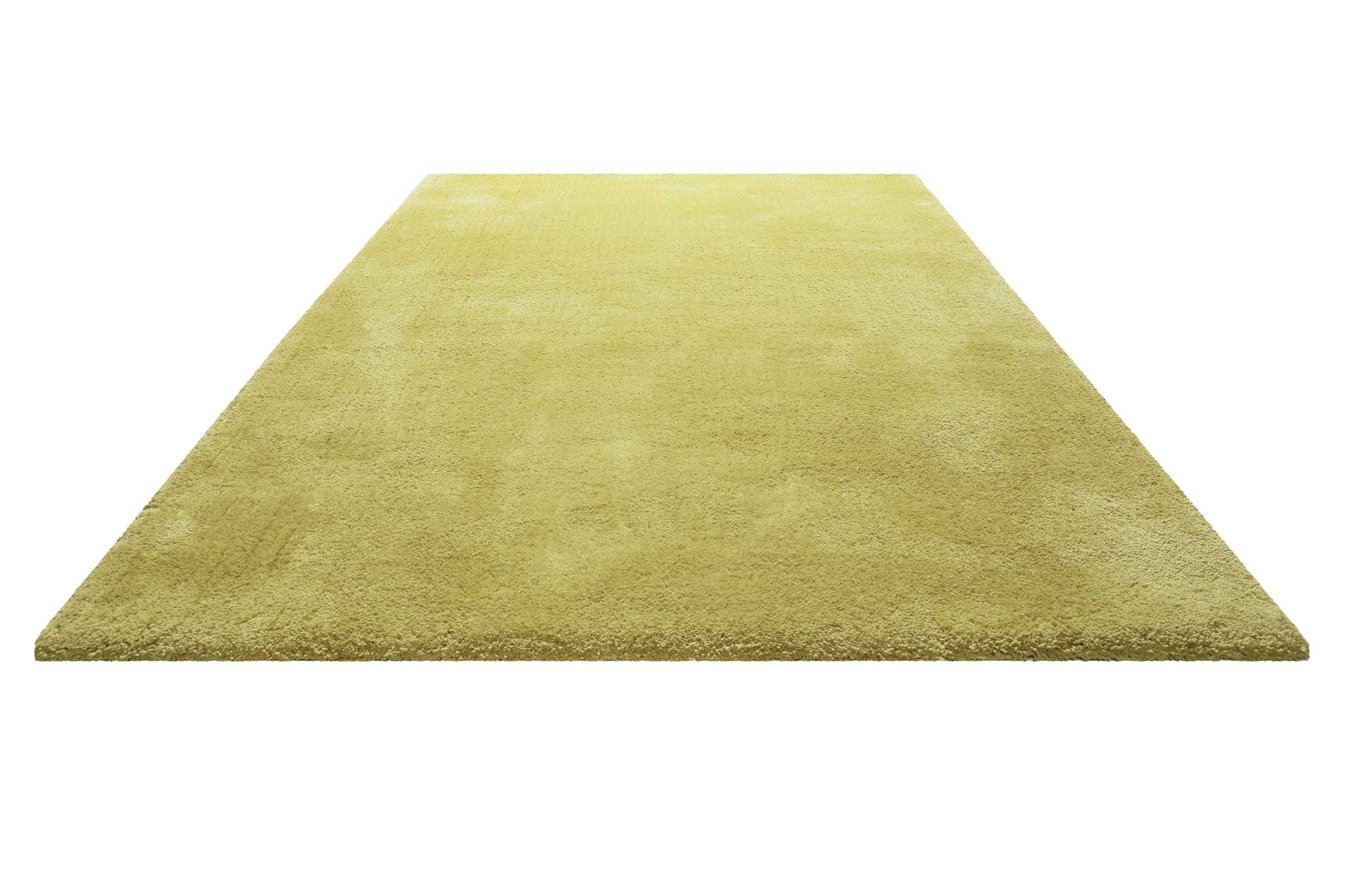 Teppich Senfgelb Hochflor 