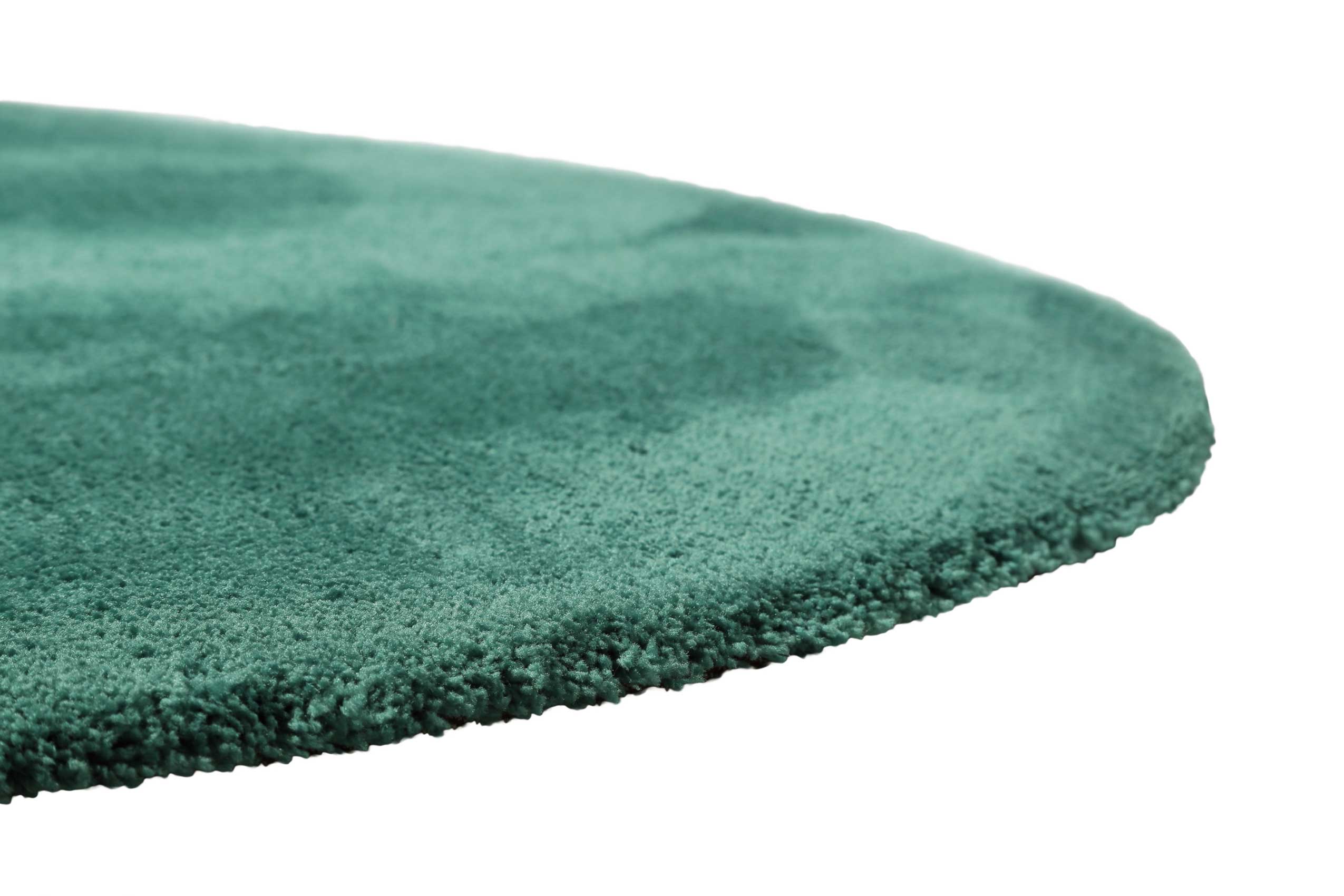 Teppich Rund Smaragdgrün 
