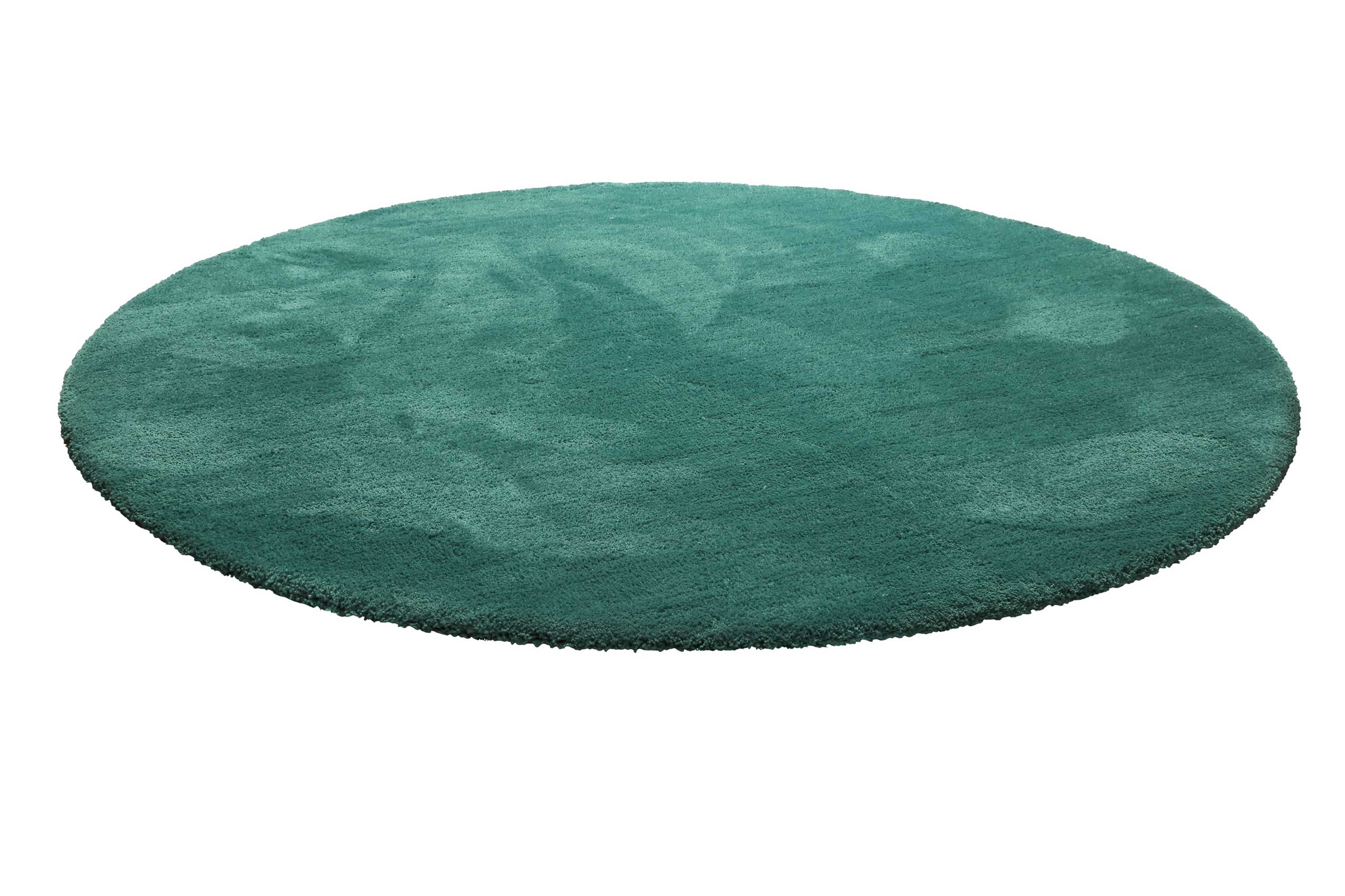 Teppich Rund Smaragdgrün 