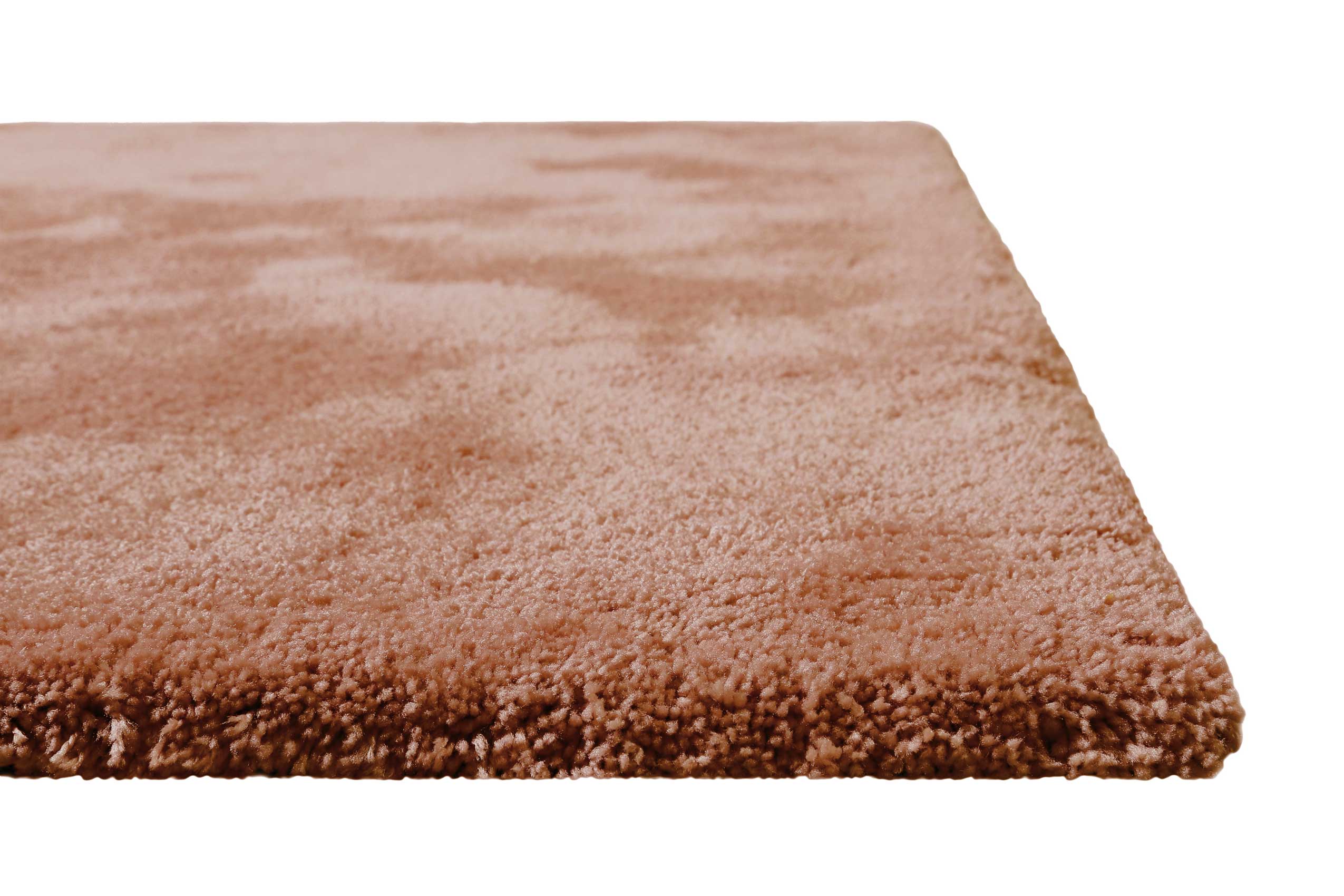 Teppich cognacfarben Hochflor 