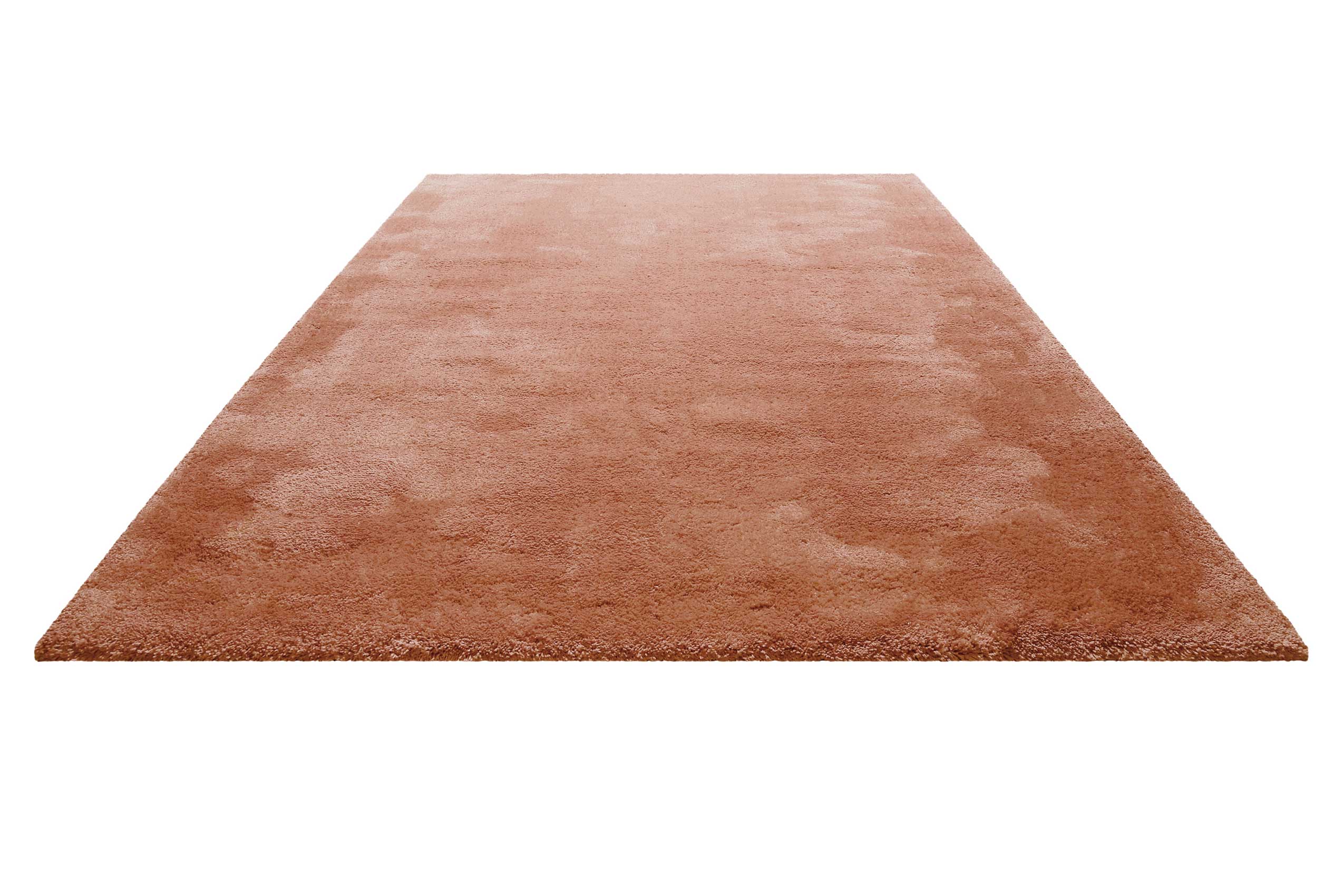 Teppich cognacfarben Hochflor 