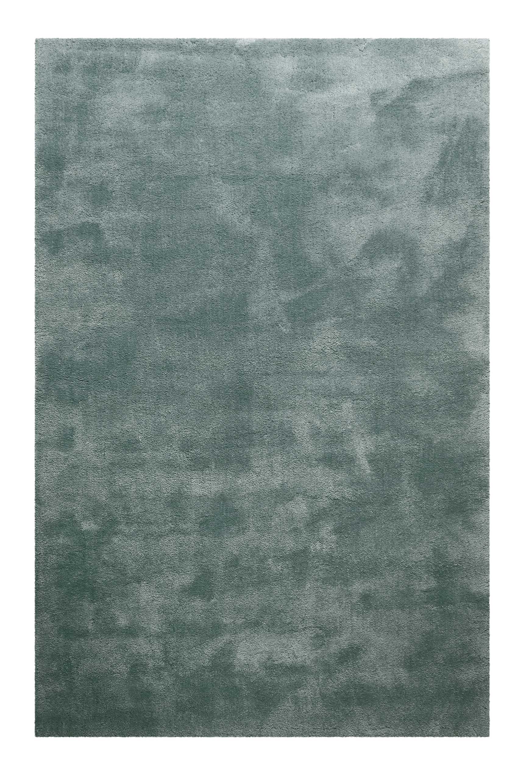 Teppich Grün Grau Hochflor 