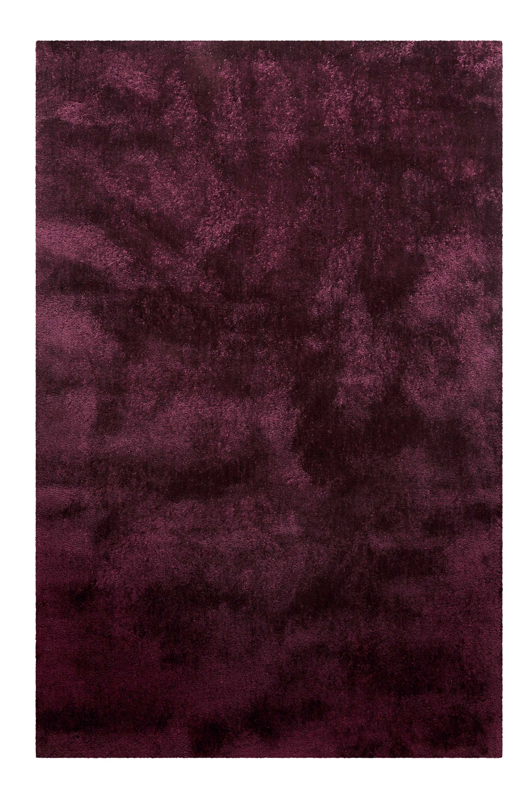 Teppich Bordeaux Rot Hochflor 