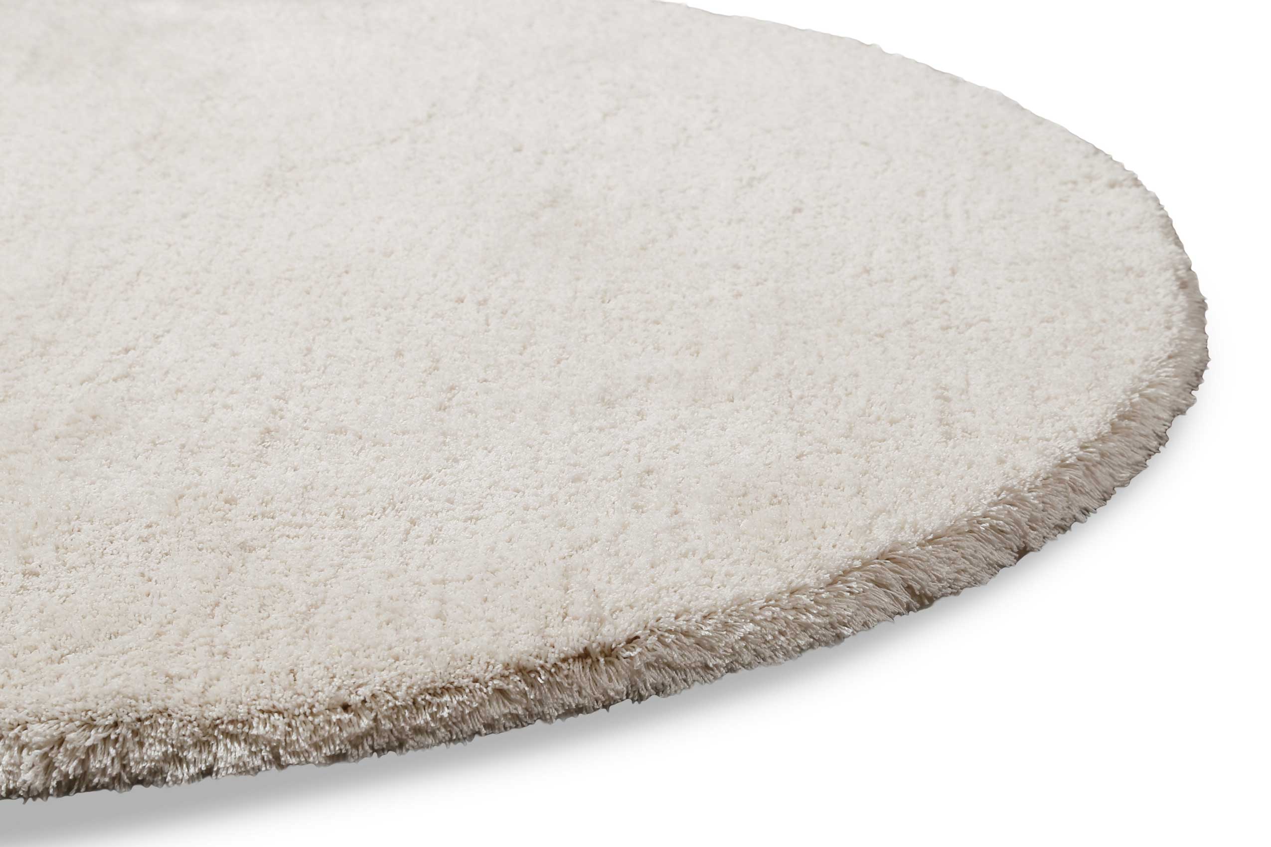 Badteppich Creme Weiß 