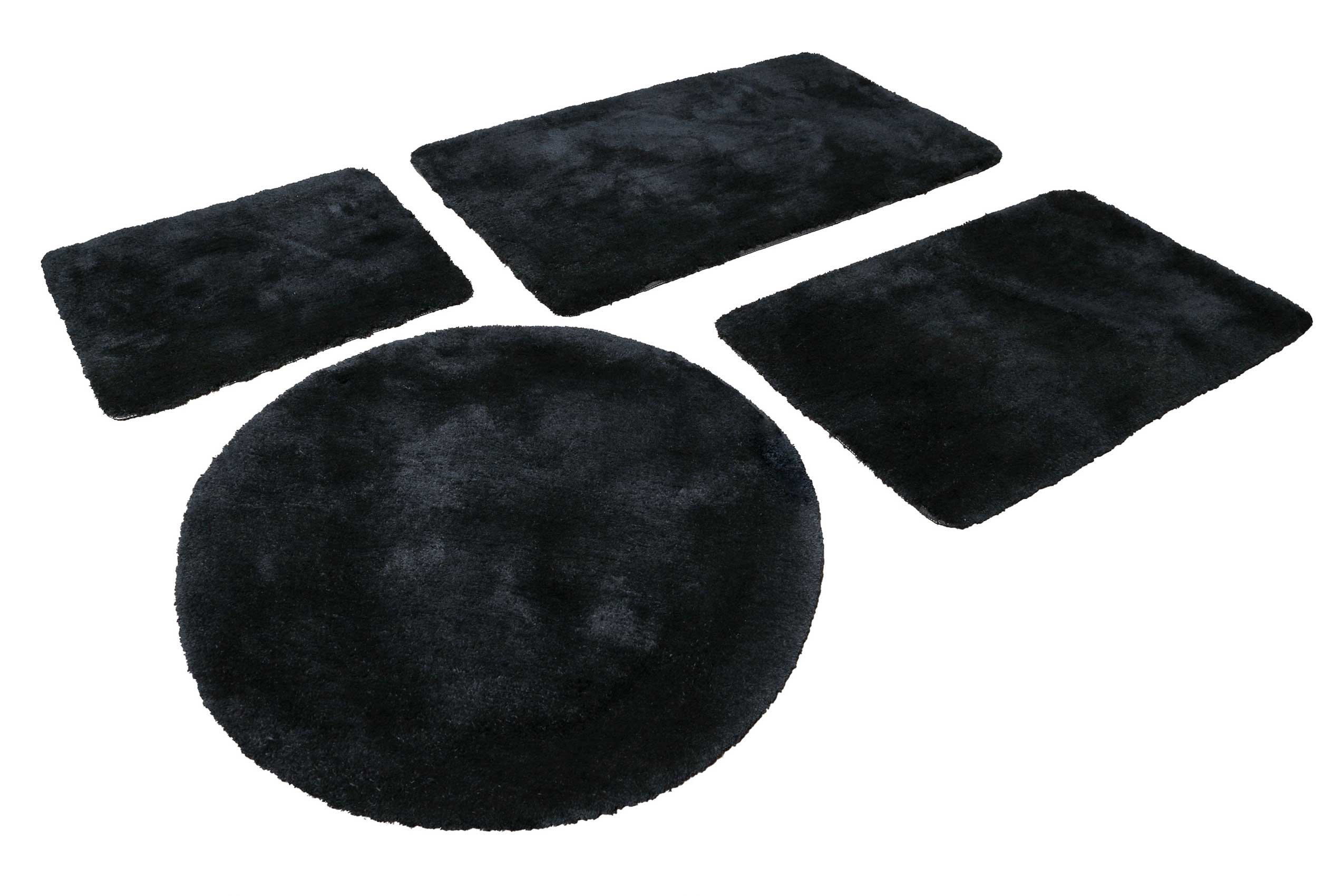 Badteppich Schwarz