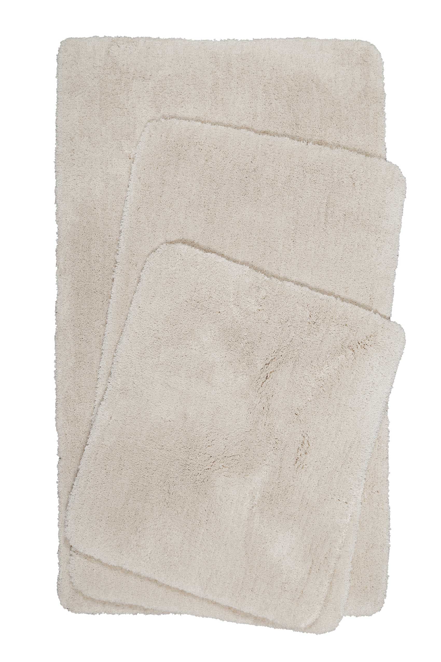 Badteppich Creme Beige » Porto Azzurro « Homie Living - Ansicht 1