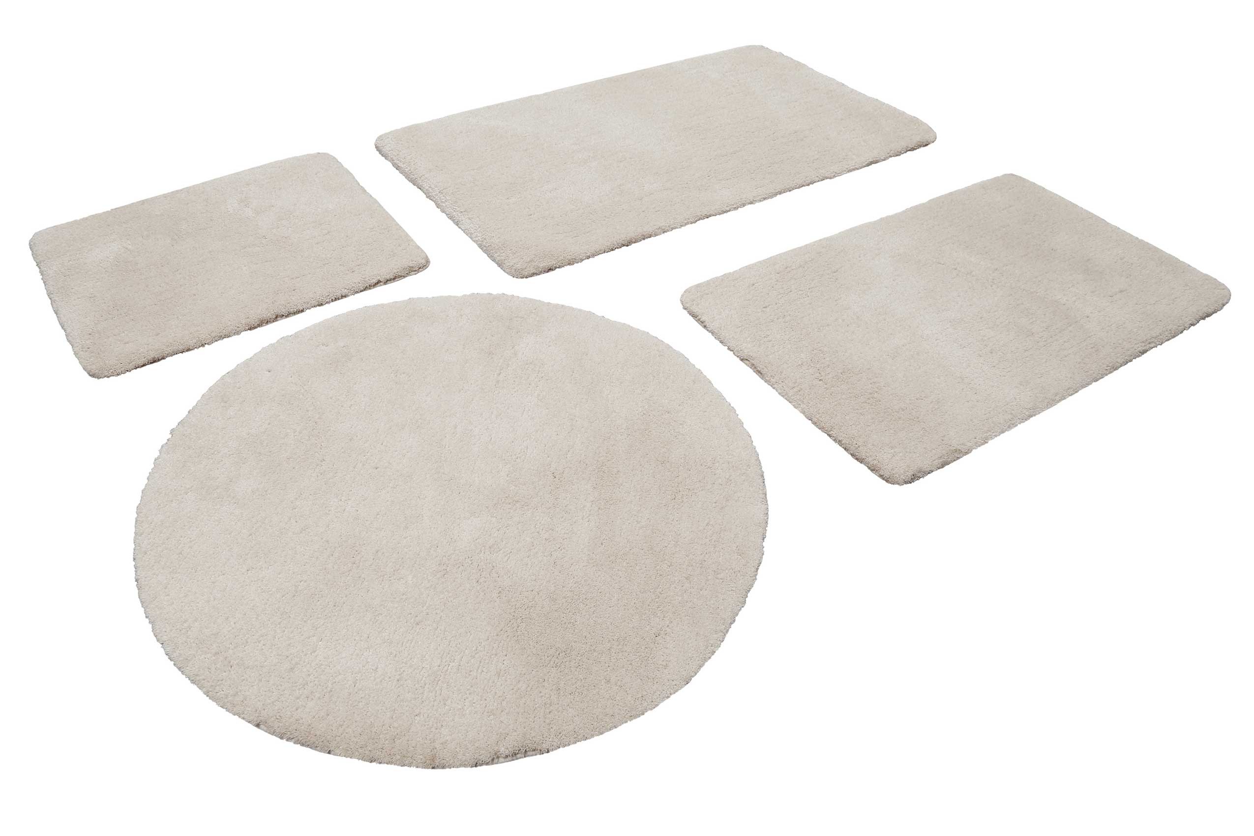 Badteppich Creme Beige » Porto Azzurro « Homie Living - Ansicht 9