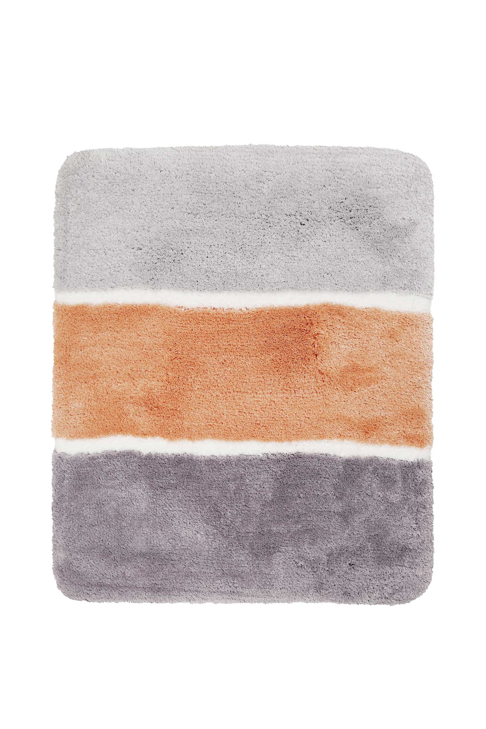 Badteppich Lachs Grau Braun » Rio Marina « Homie Living - Ansicht 6