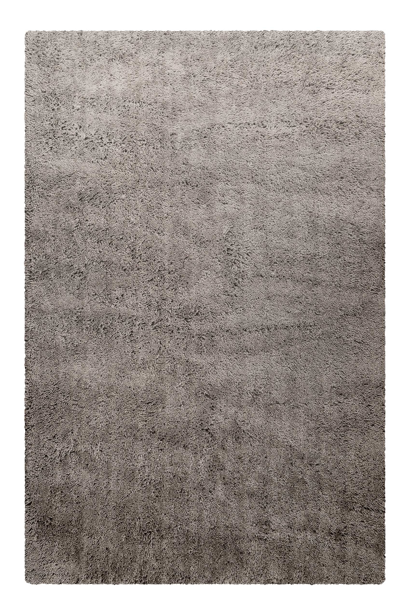 Wollteppich Taupe Shaggy Hochflor » Rossi « Homie Living - Ansicht 1