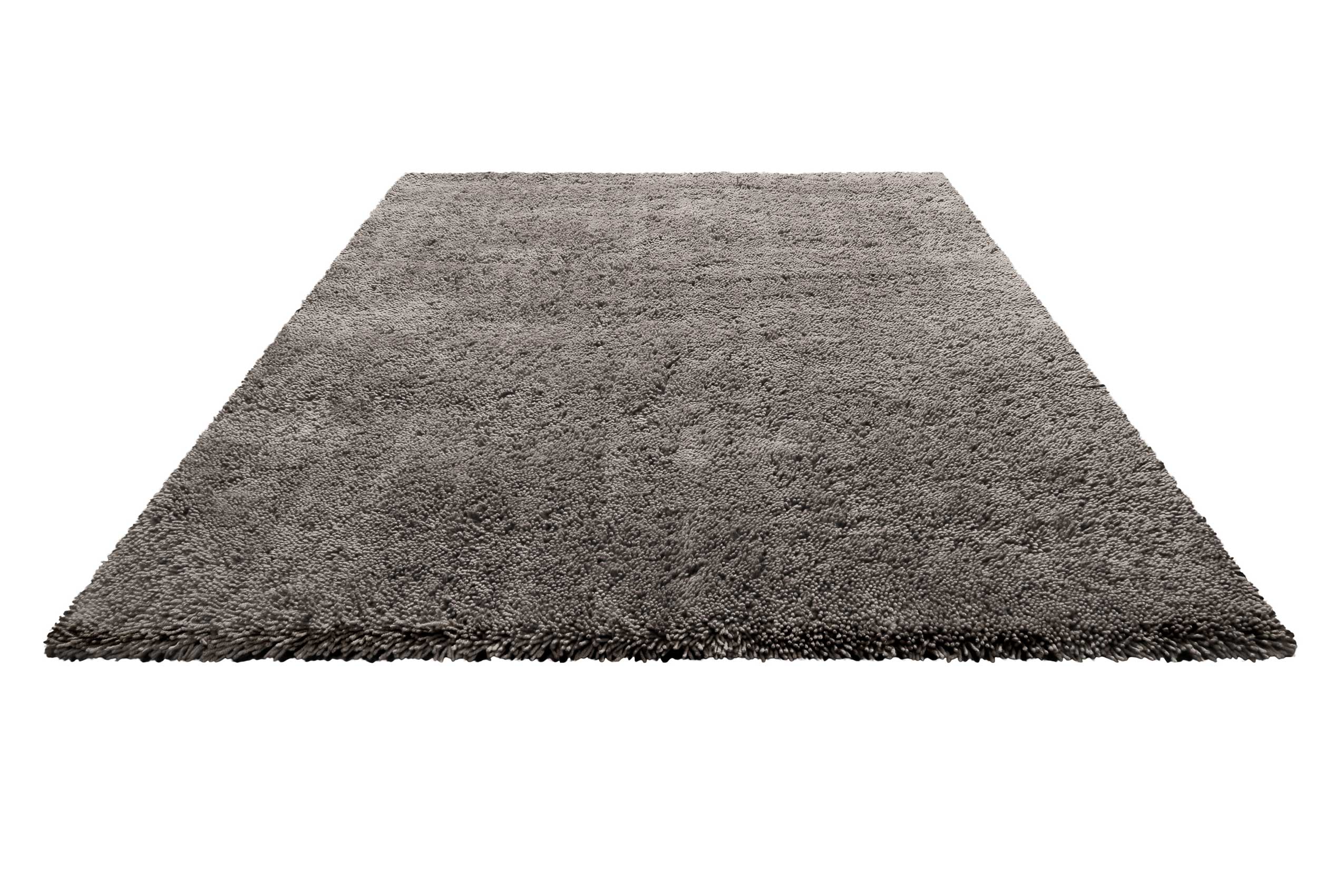 Wollteppich Taupe Shaggy Hochflor » Rossi « Homie Living - Ansicht 2