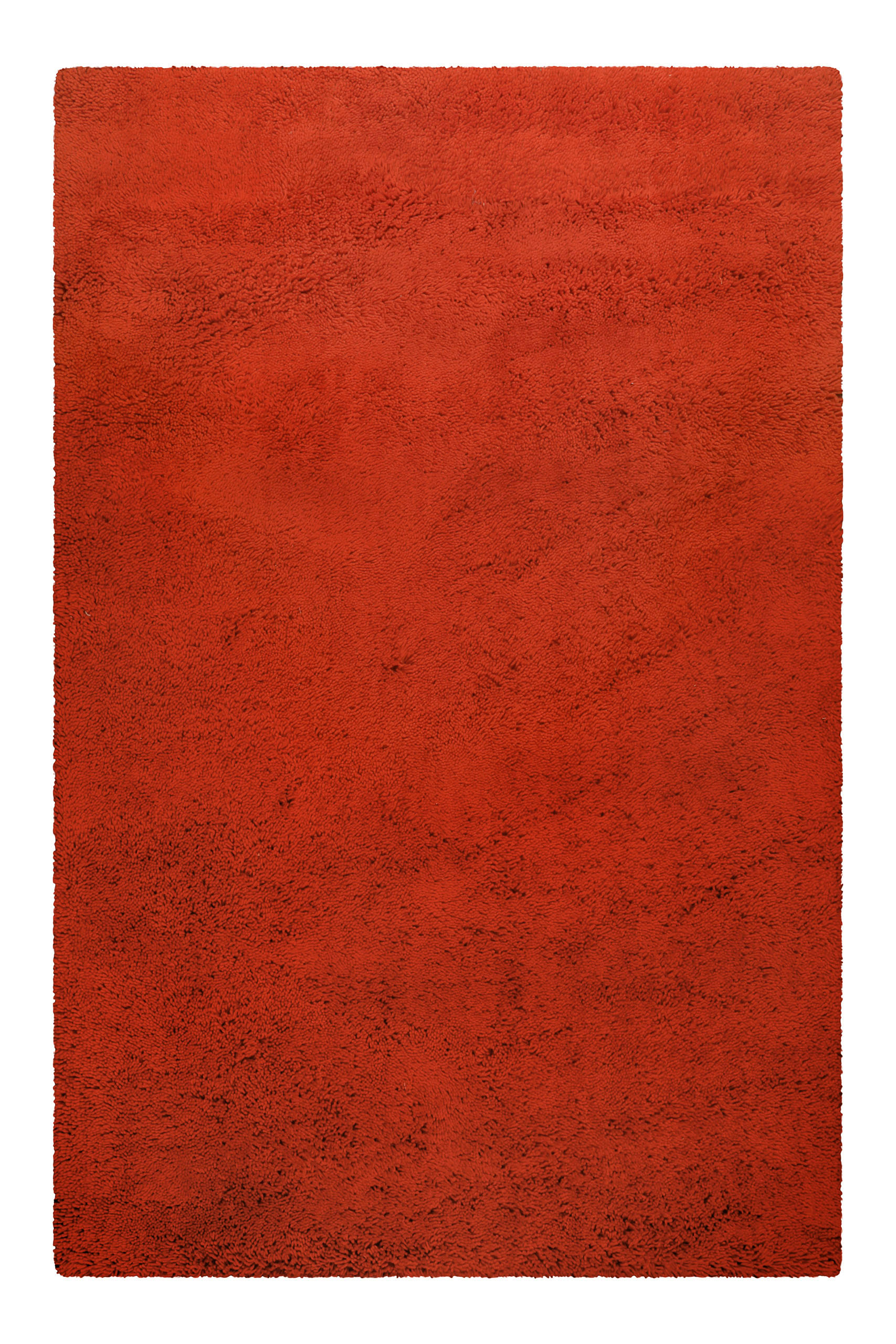 Wollteppich Rot Shaggy Hochflor 
