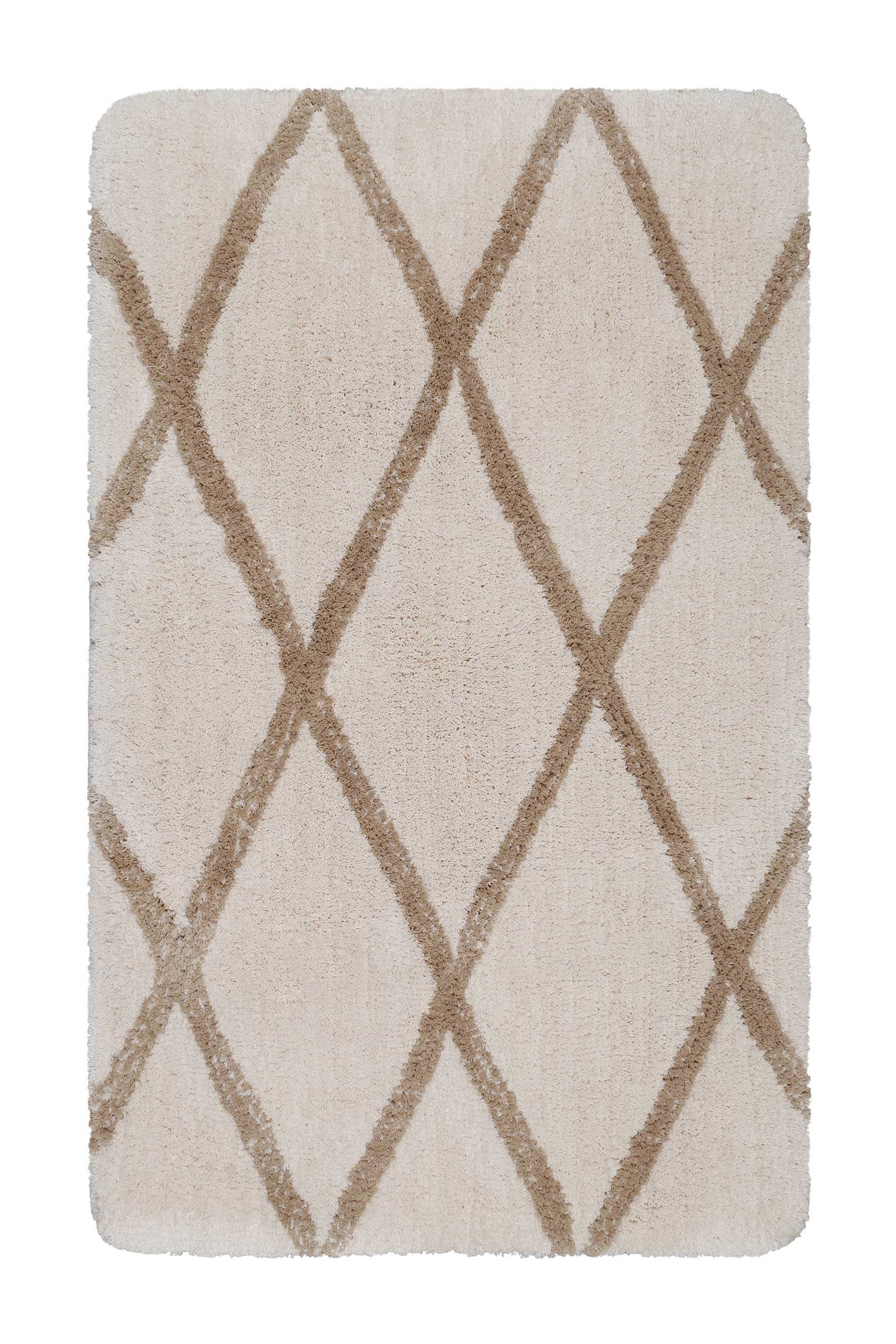 Badteppich Beige Sand » San Bosa « Homie Living - Ansicht 2