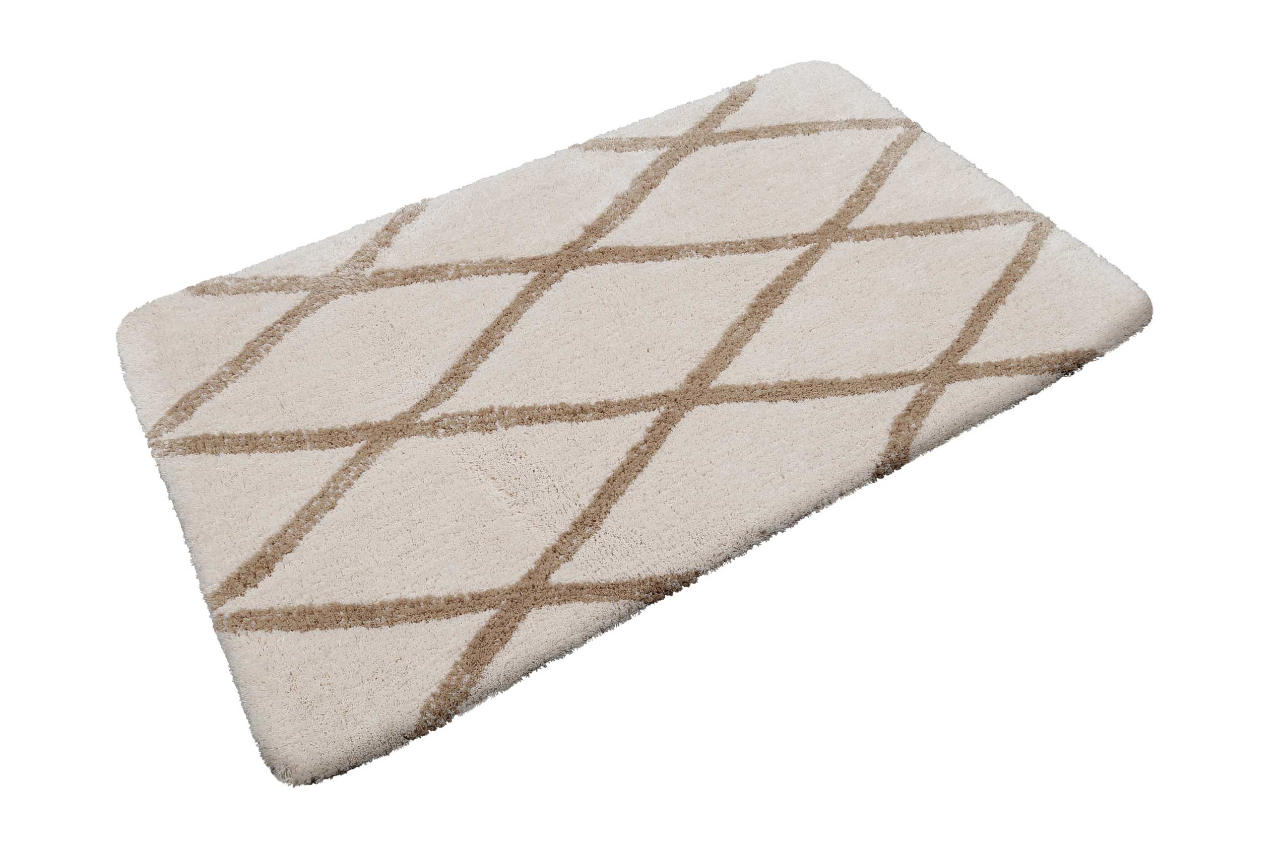 Badteppich Beige Sand » San Bosa « Homie Living - Ansicht 3