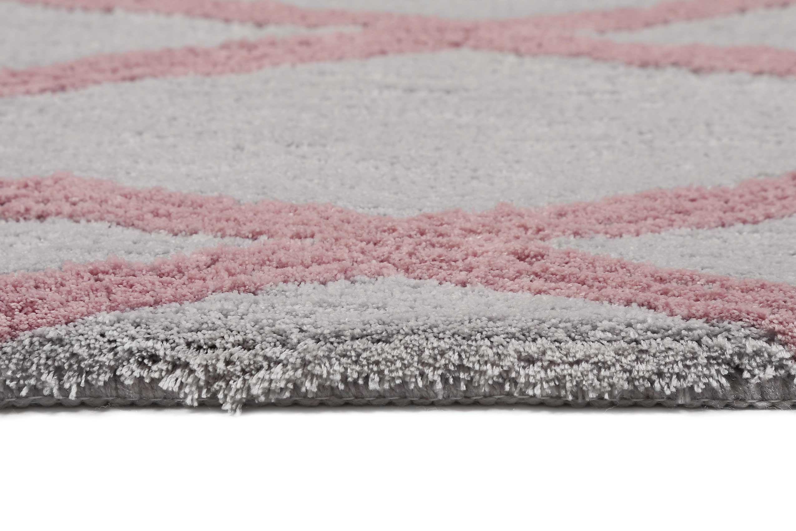 Badteppich Grau Rosa