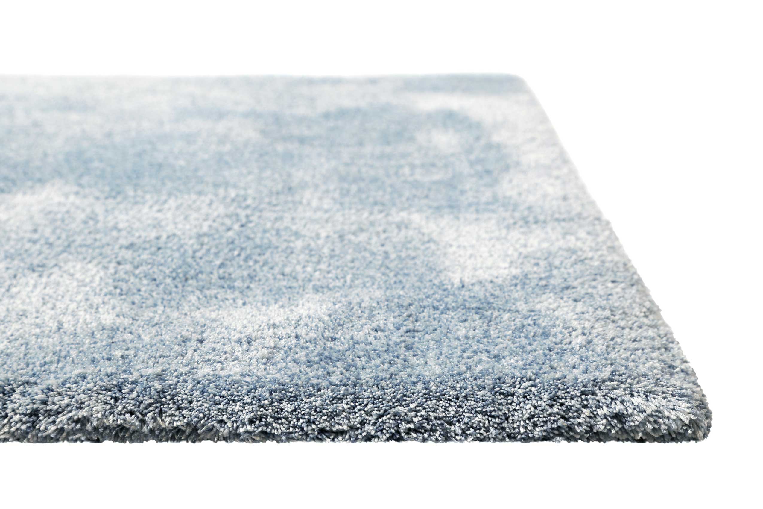 Teppich Hellblau meliert Hochflor » Sienna « Homie Living - Ansicht 3